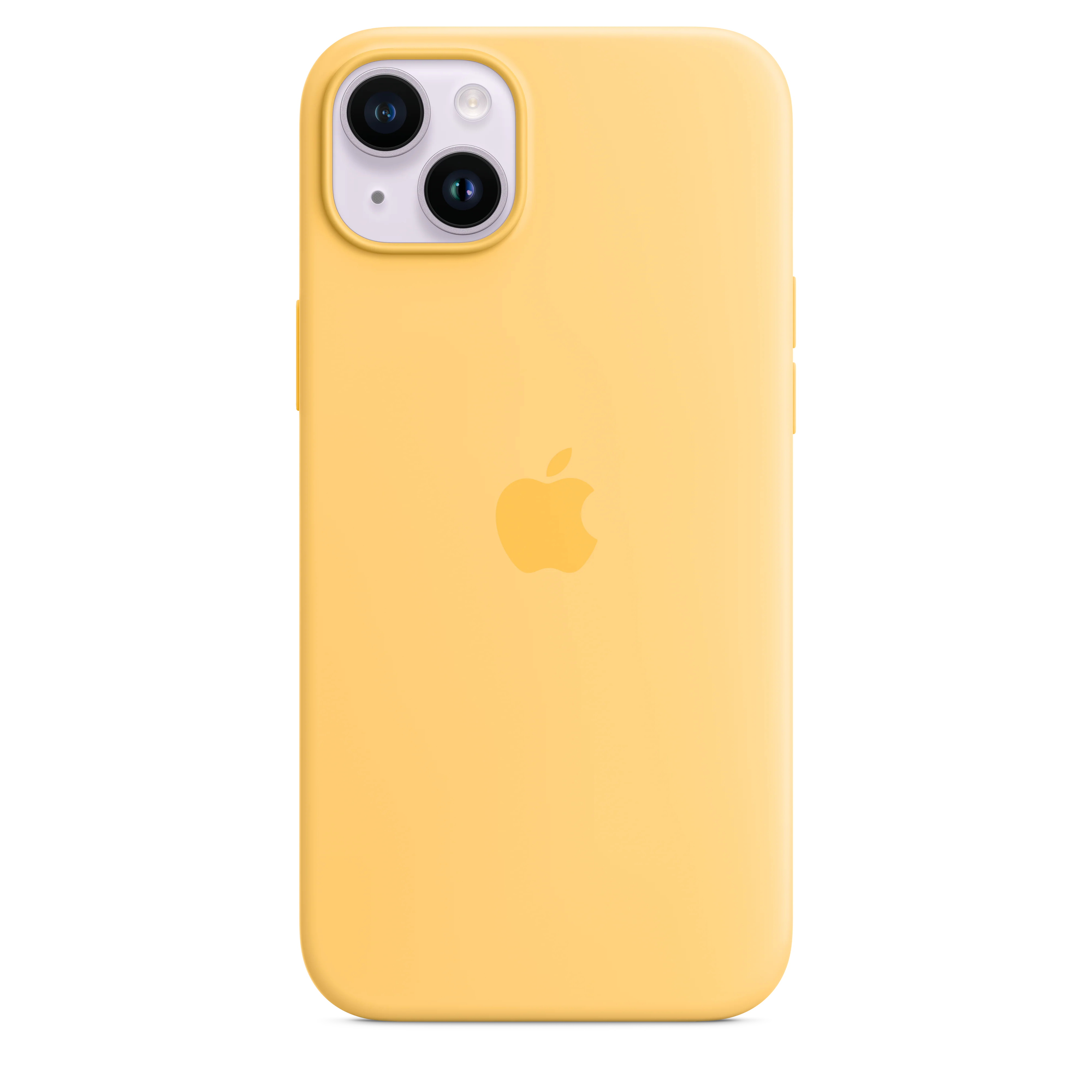 iPhone 14 Plus Silicone Case with MagSafe - Sunglow - Image 2