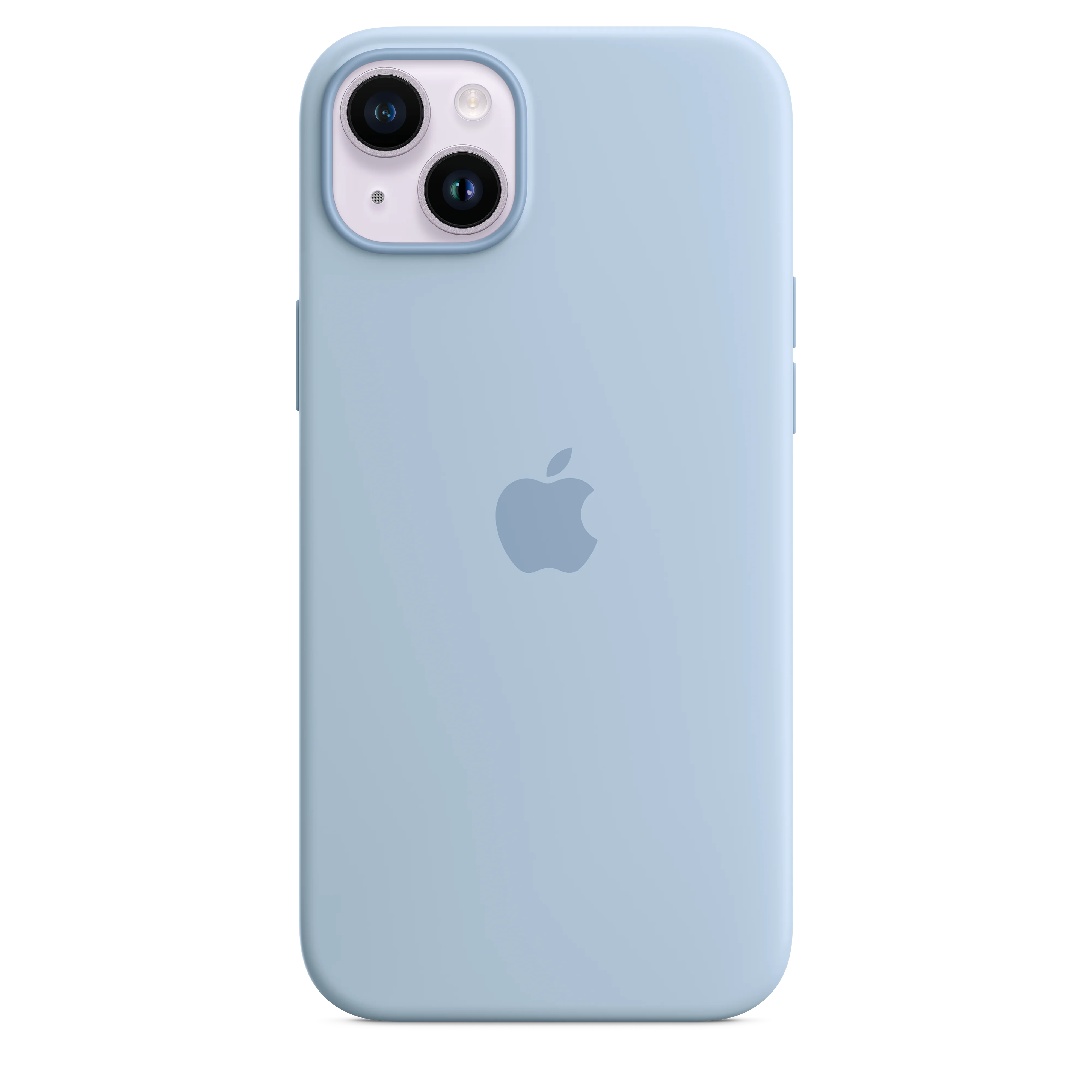iPhone 14 Plus Silicone Case with MagSafe - Sky - Image 2