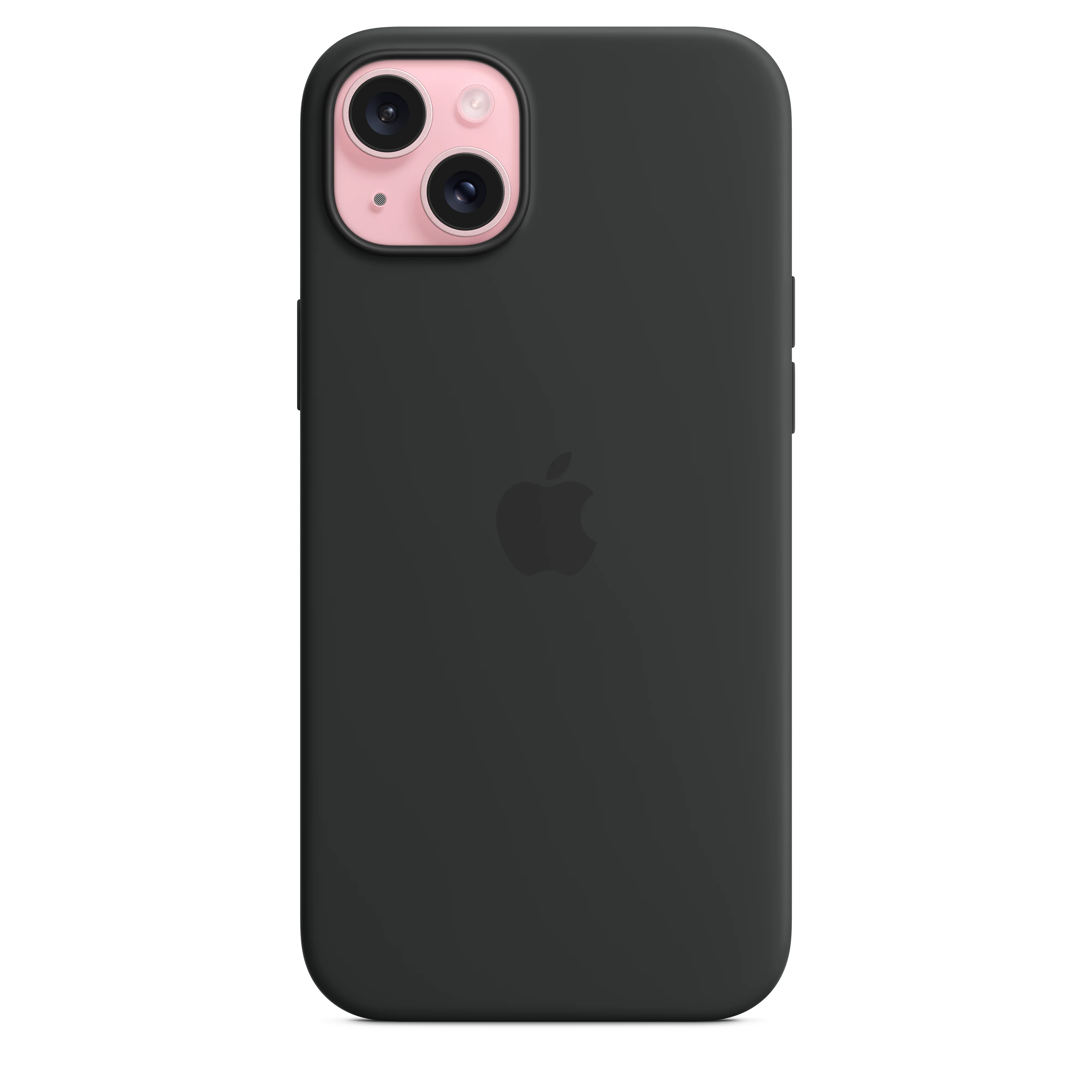 iPhone 15 Plus Silicone Case with MagSafe - Black - Image 2