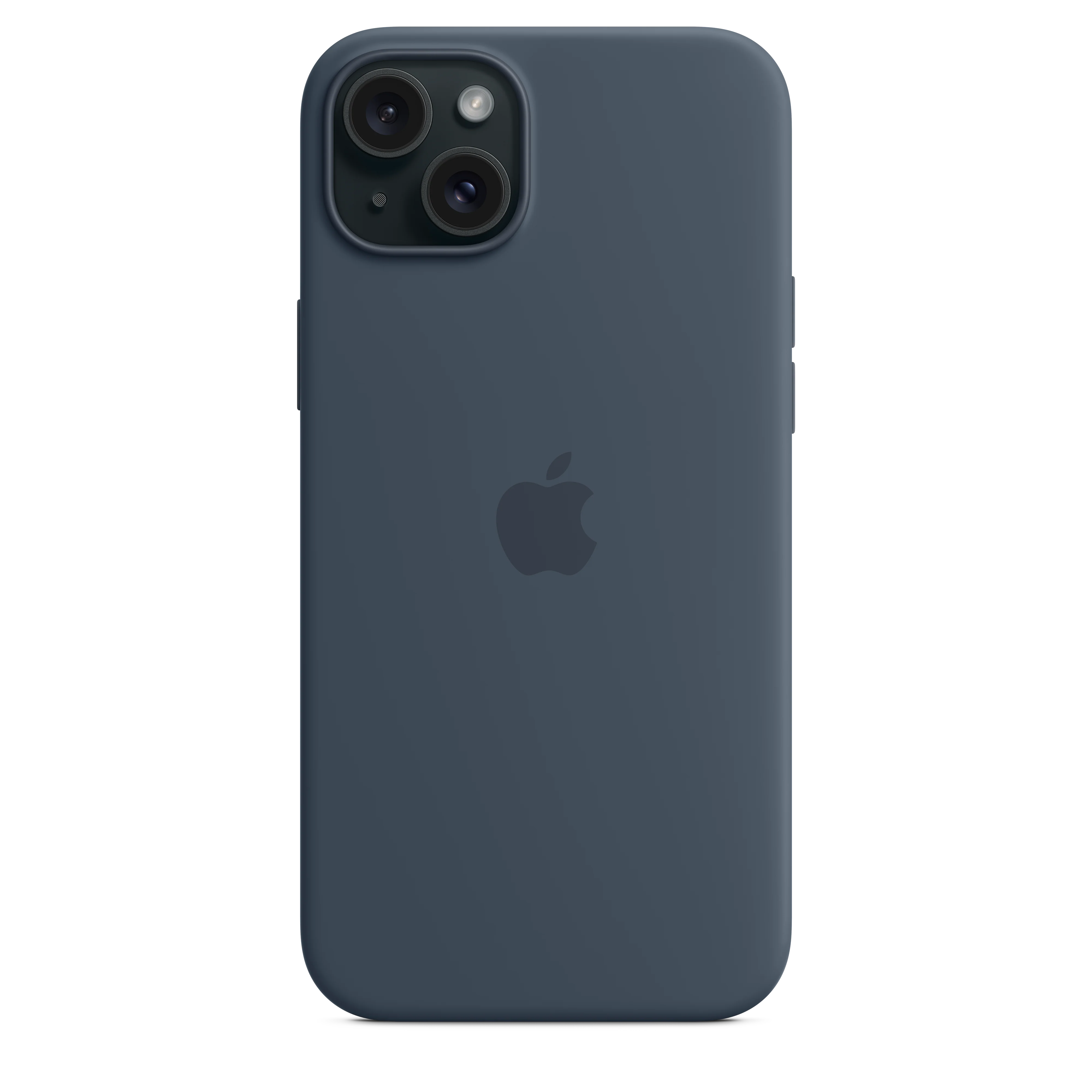 iPhone 15 Plus Silicone Case with MagSafe - Storm Blue - Image 5