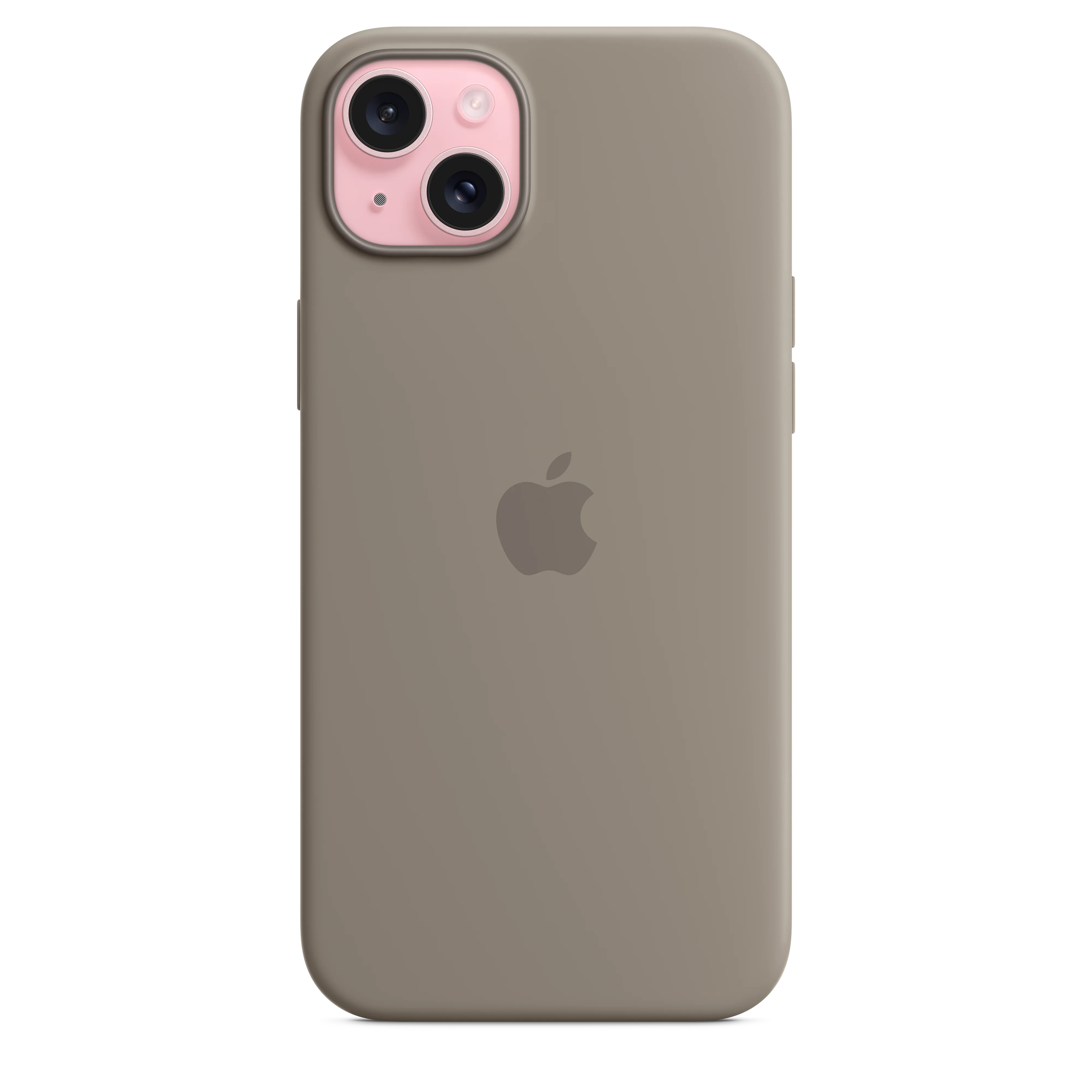 iPhone 15 Plus Silicone Case with MagSafe - Clay - Image 2
