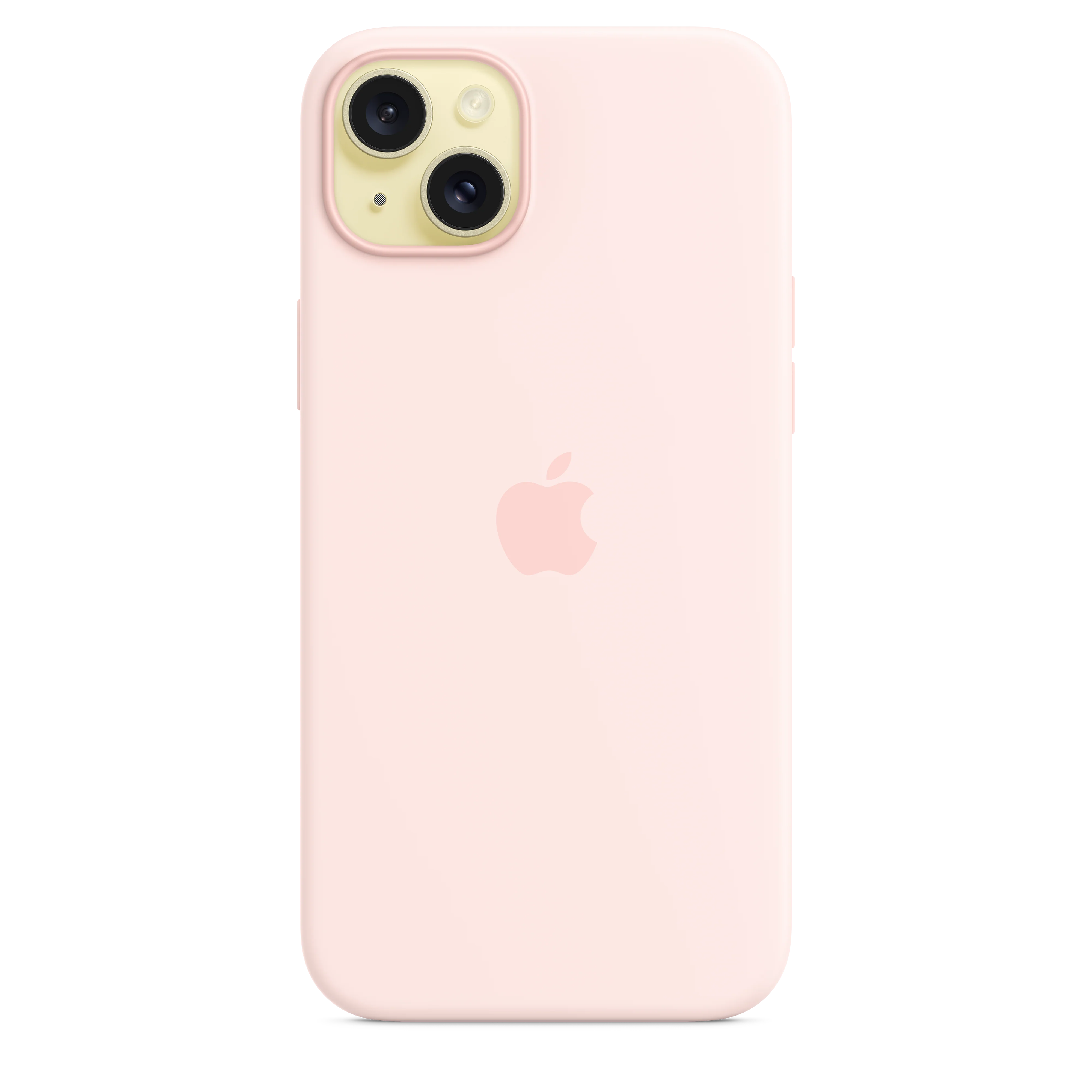 iPhone 15 Plus Silicone Case with MagSafe - Light Pink - Image 3