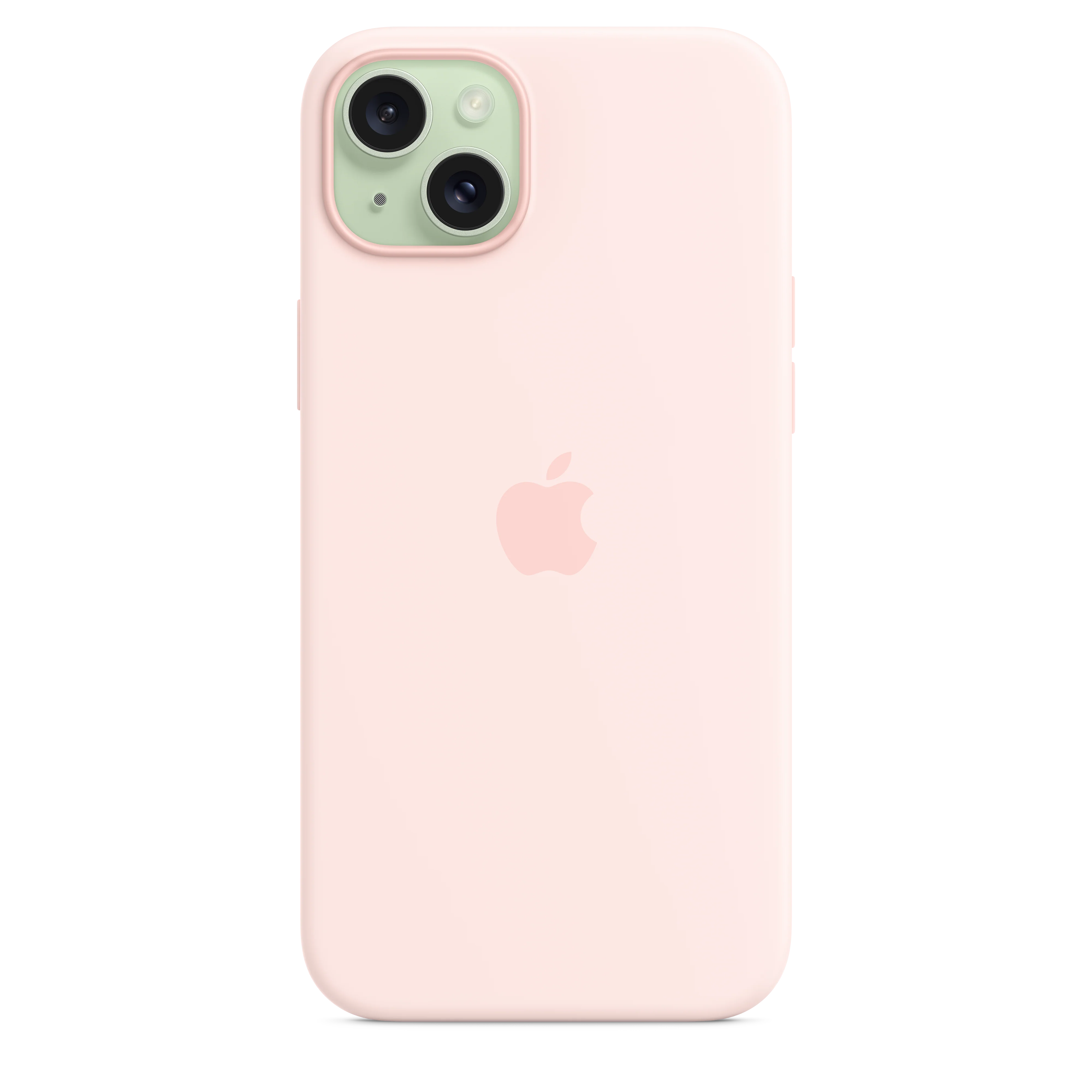 iPhone 15 Plus Silicone Case with MagSafe - Light Pink - Image 4