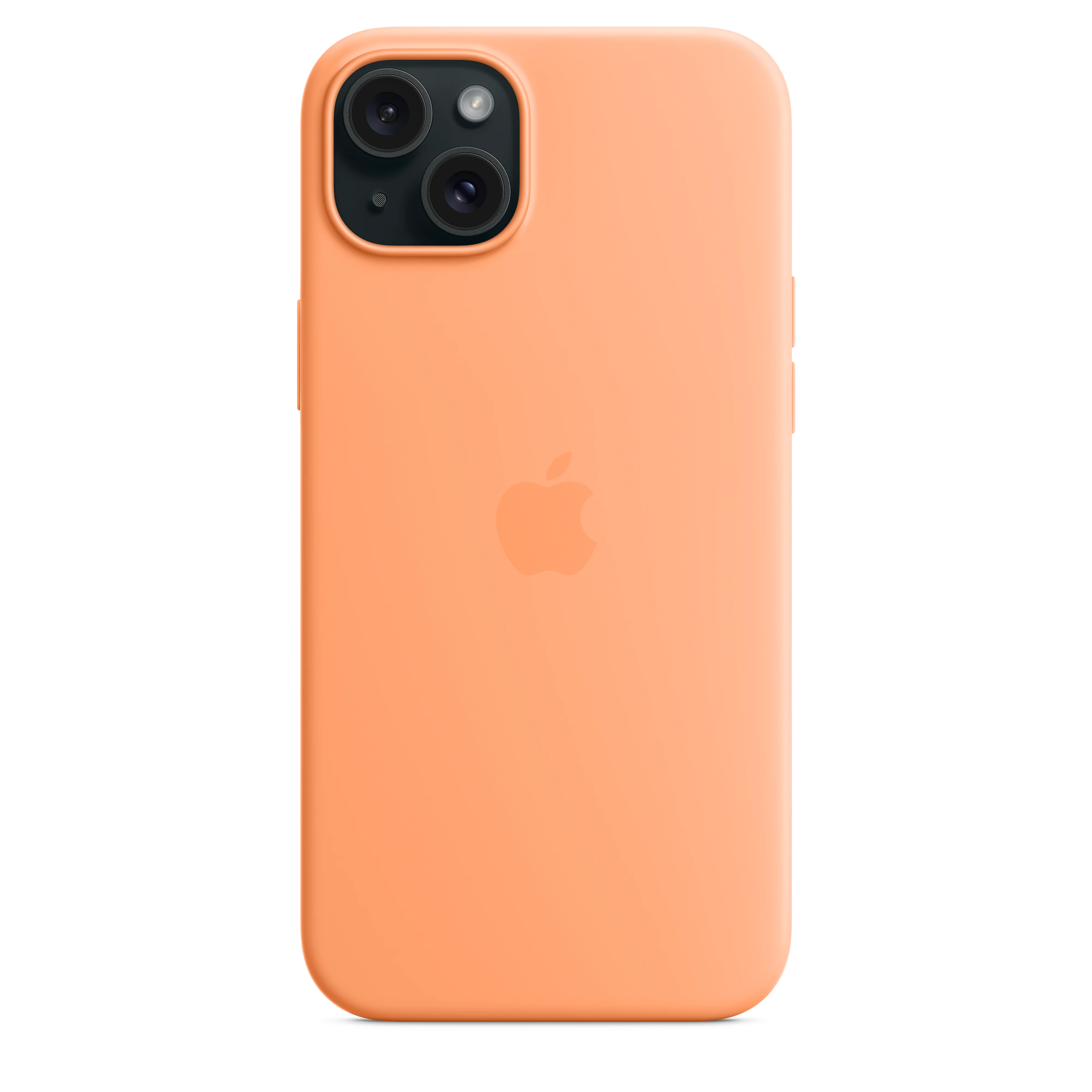 iPhone 15 Plus Silicone Case with MagSafe - Orange Sorbet - Image 5