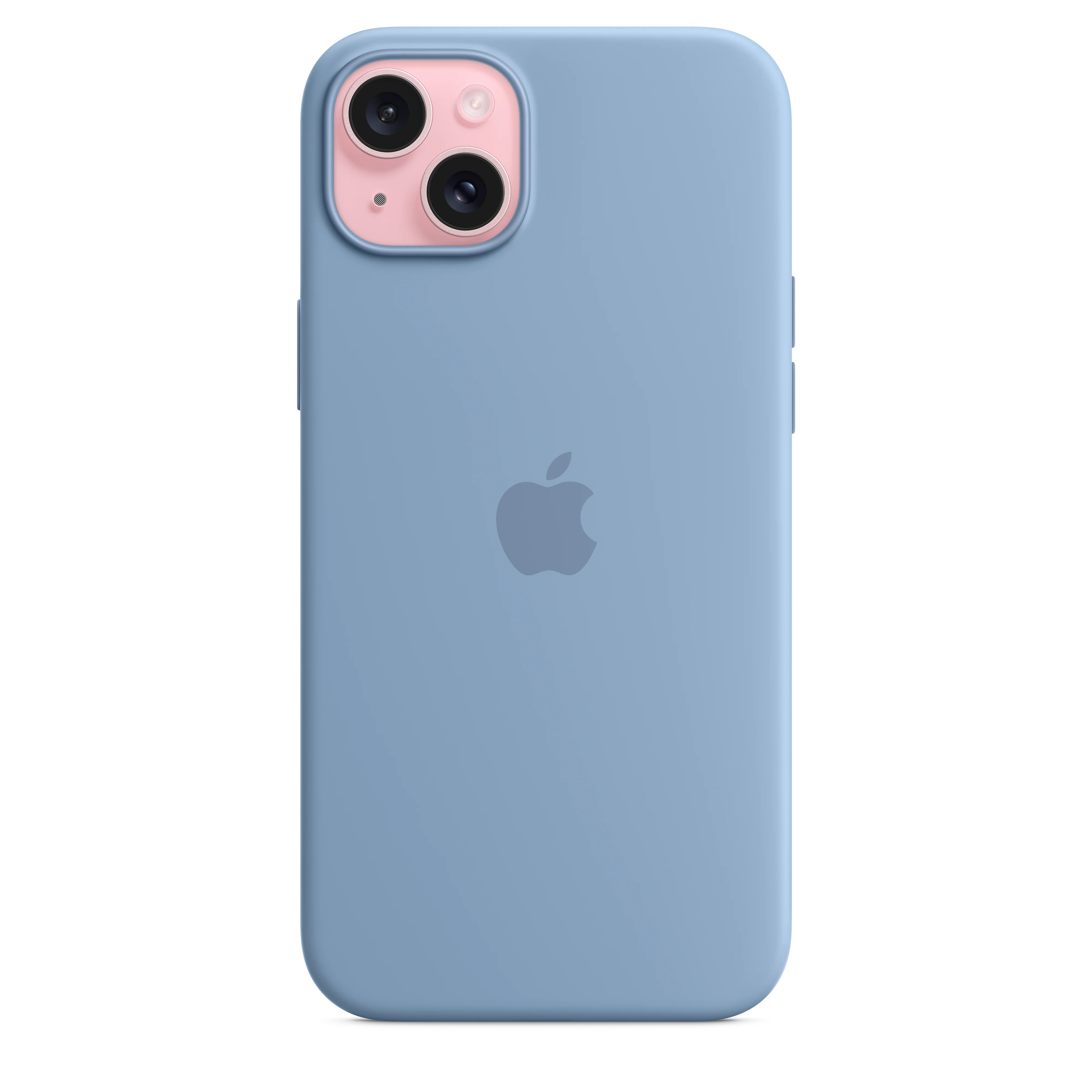 iPhone 15 Plus Silicone Case with MagSafe - Winter Blue - Image 2