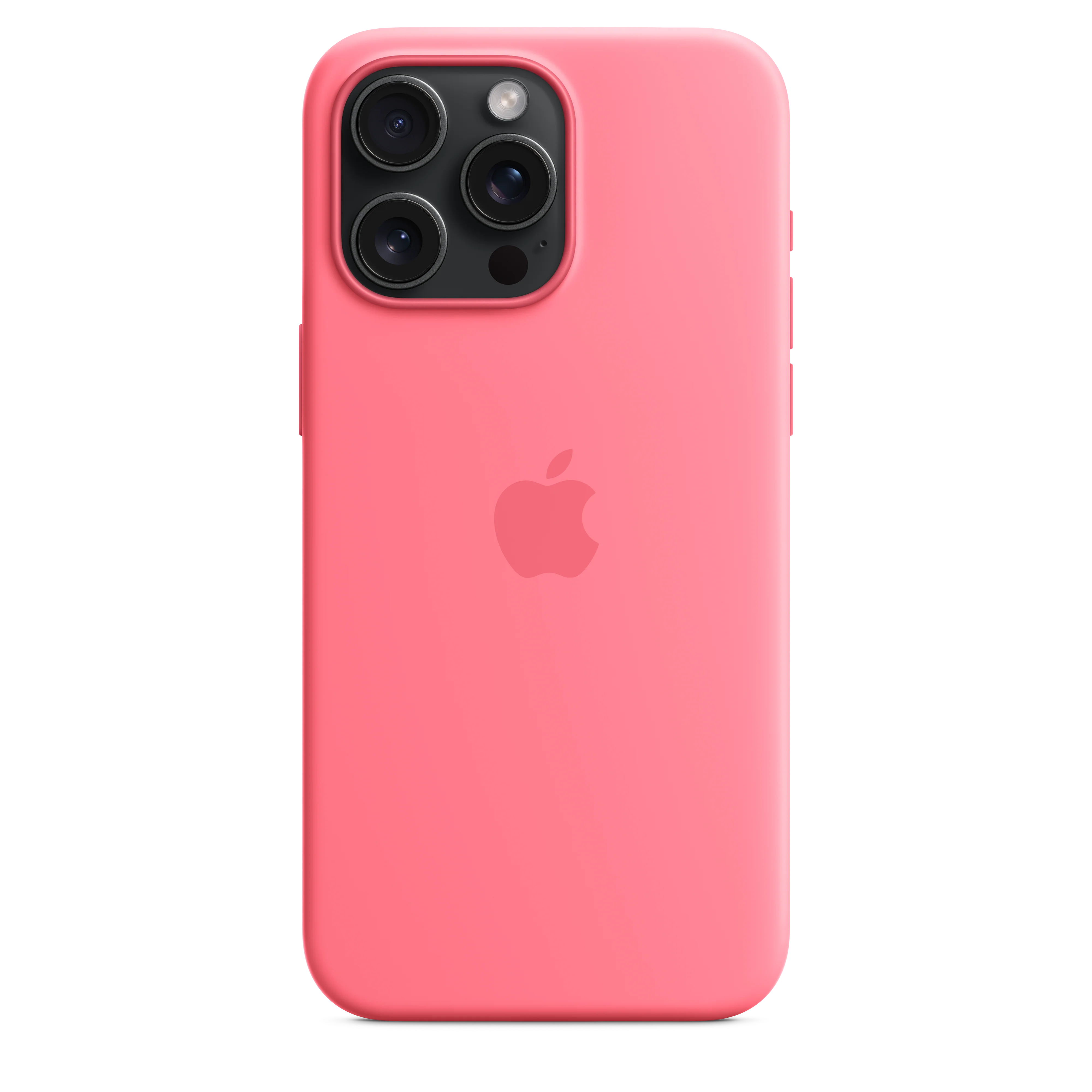 iPhone 15 Pro Max Silicone Case with MagSafe - Pink - Image 4