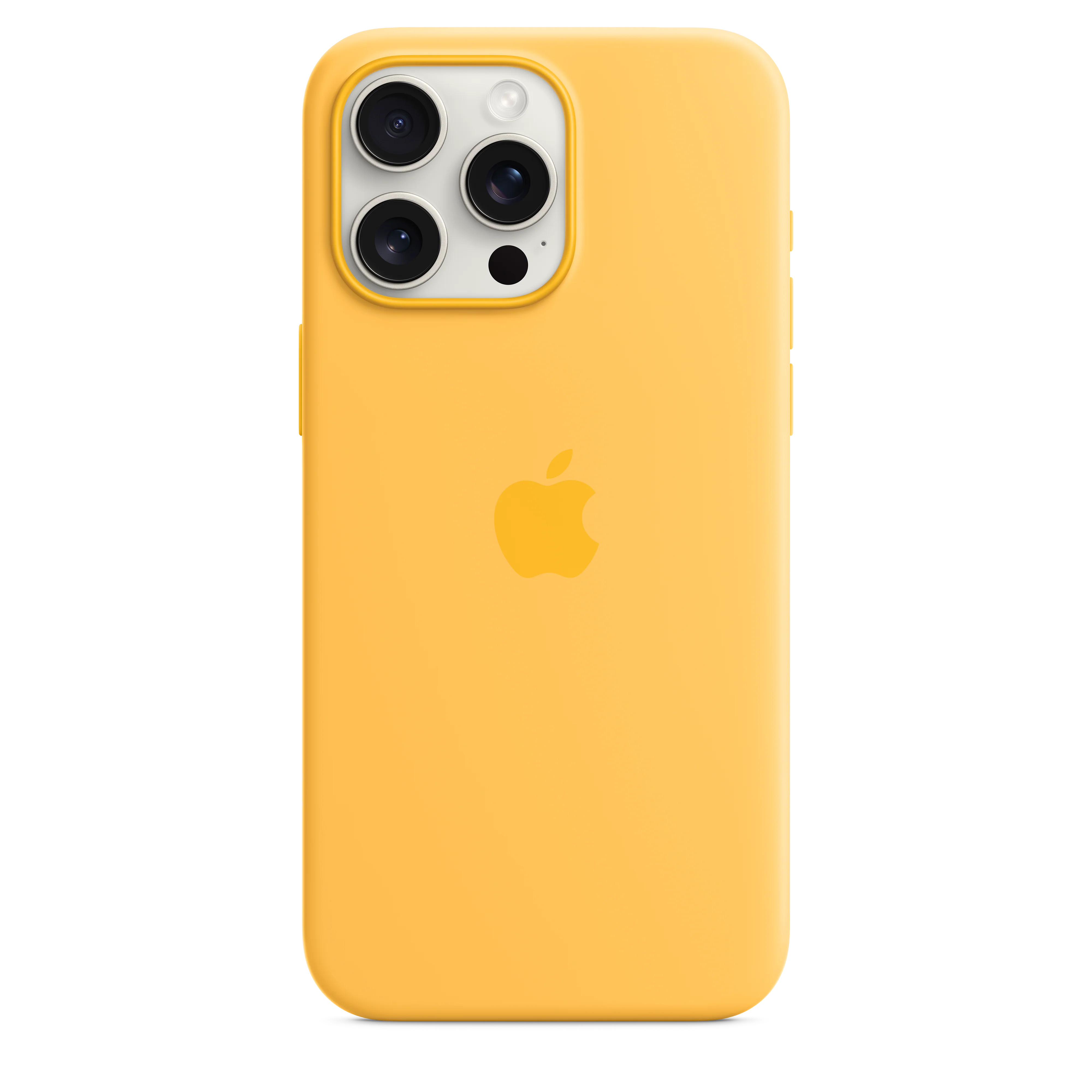 iPhone 15 Pro Max Silicone Case with MagSafe - Sunshine - Image 3
