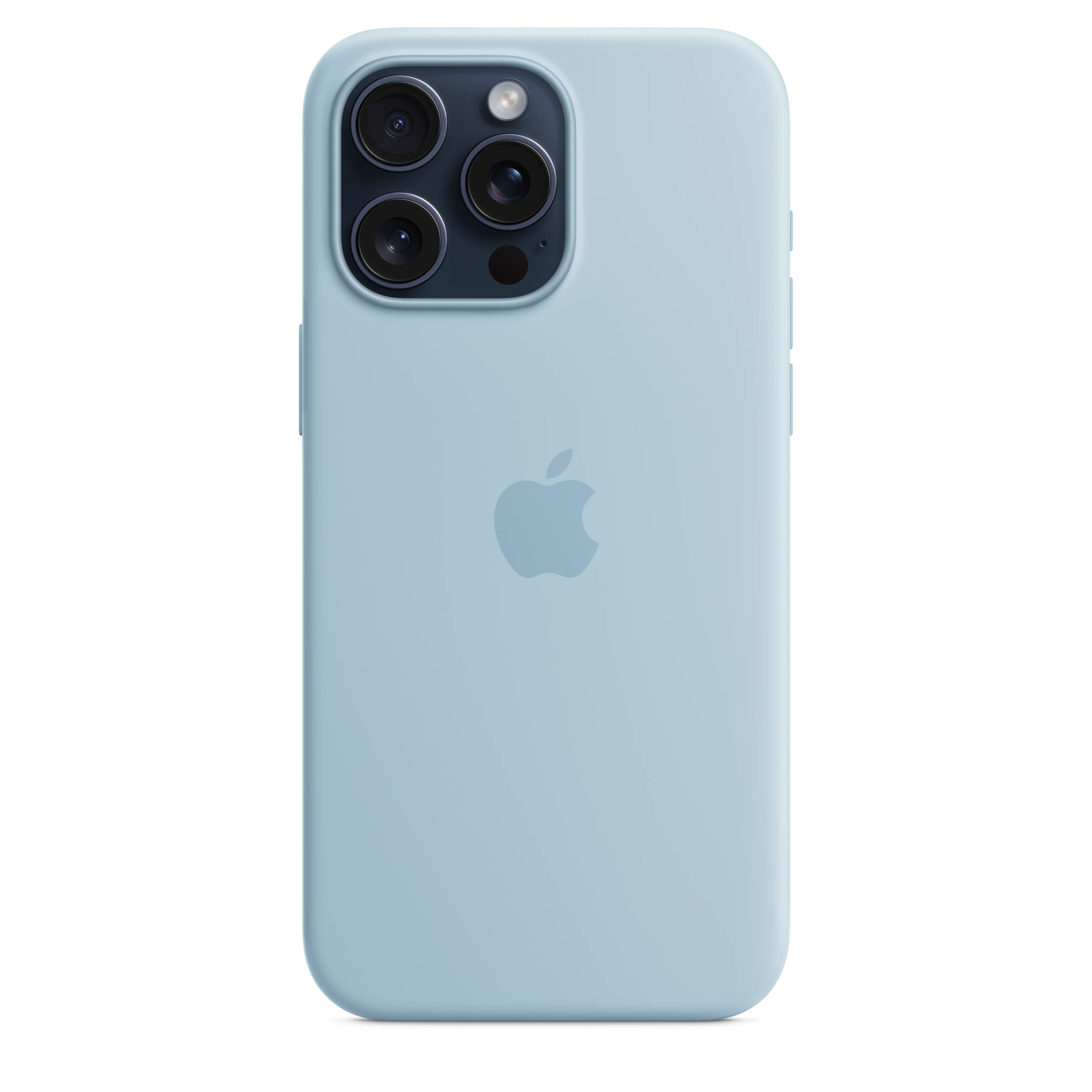 iPhone 15 Pro Max Silicone Case with MagSafe - Light Blue - Image 2