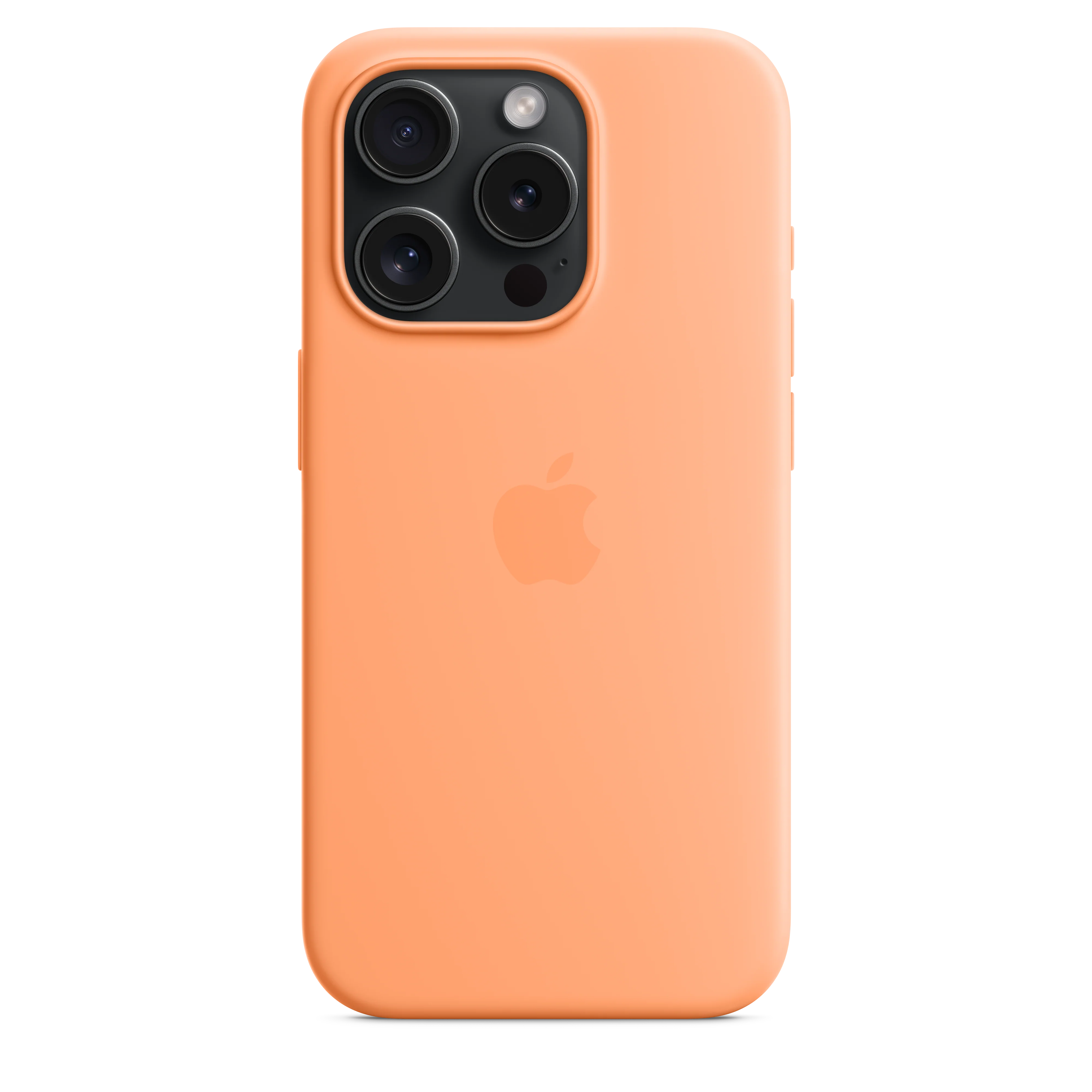 iPhone 15 Pro Silicone Case with MagSafe - Orange Sorbet - Image 4