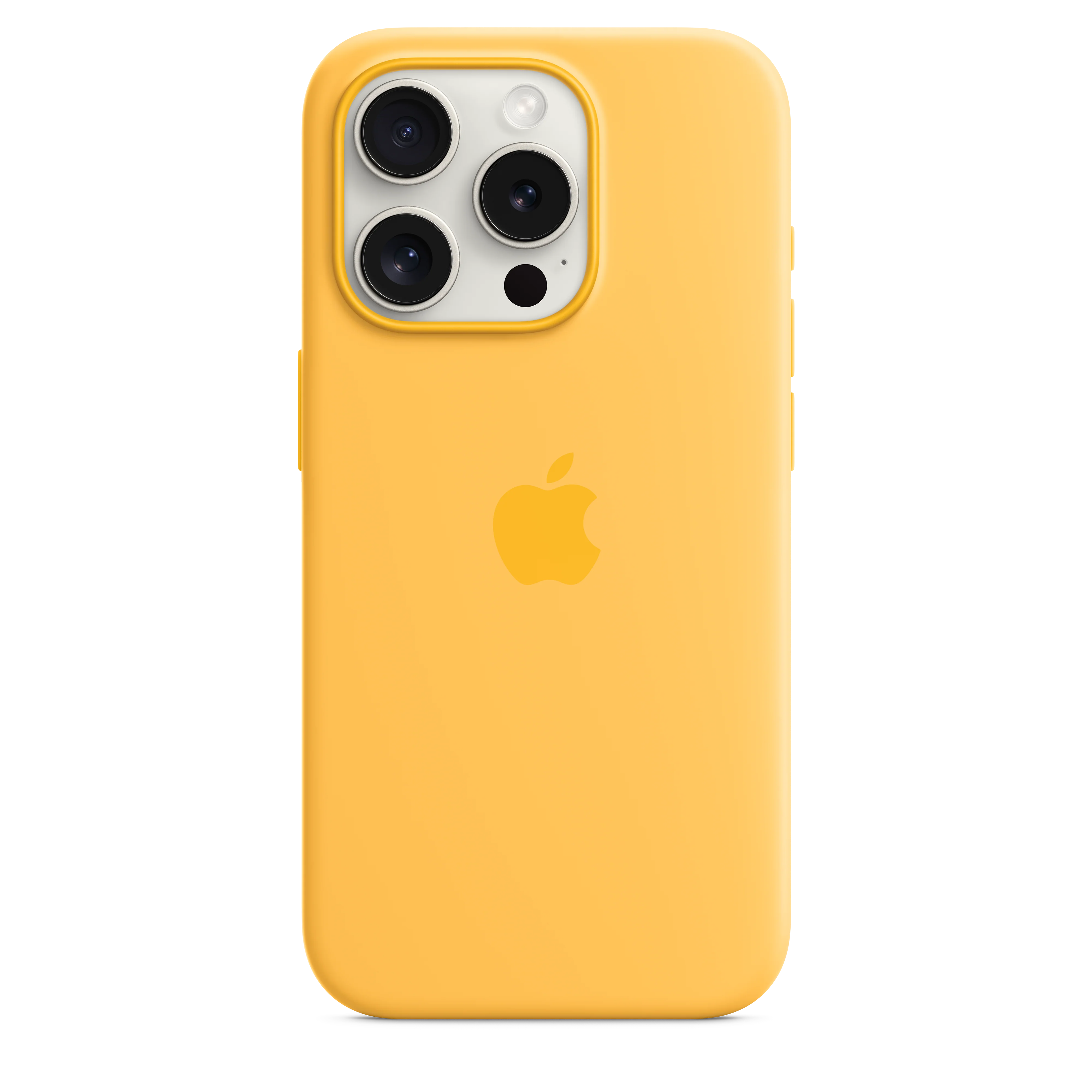iPhone 15 Pro Silicone Case with MagSafe - Sunshine - Image 3