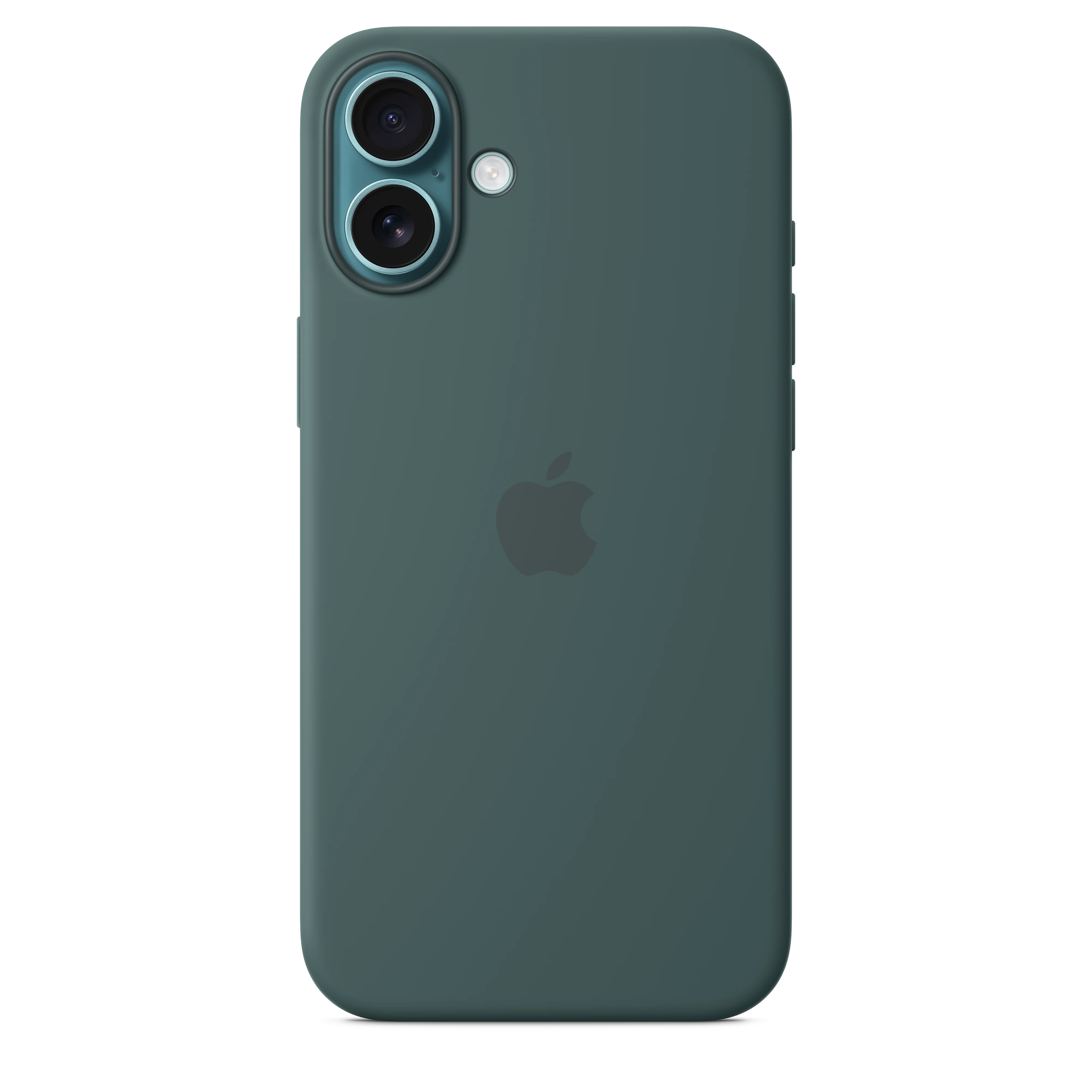 iPhone 16 Plus Silicone Case with MagSafe - Lake Green - Image 2