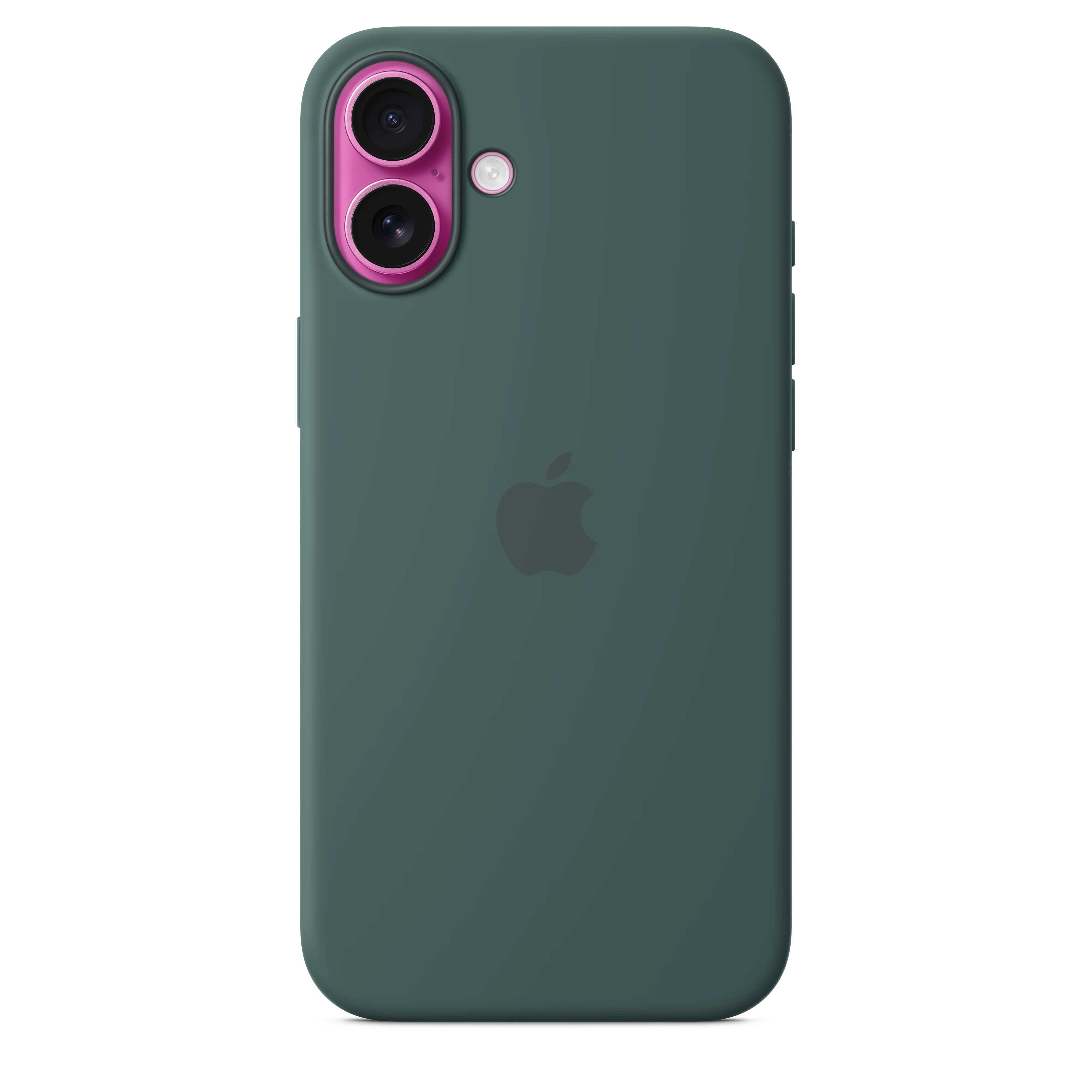 iPhone 16 Plus Silicone Case with MagSafe - Lake Green - Image 3