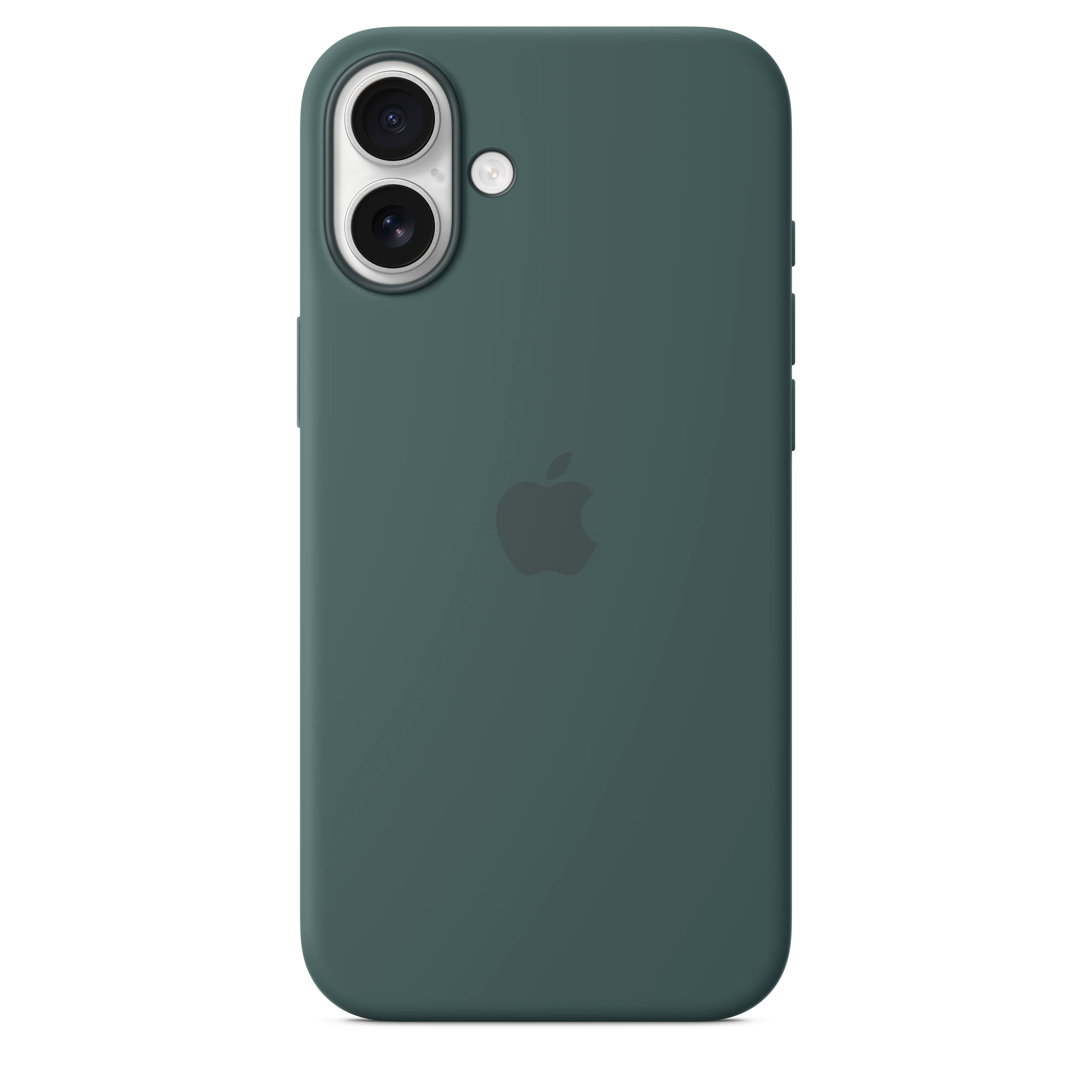 iPhone 16 Plus Silicone Case with MagSafe - Lake Green - Image 4