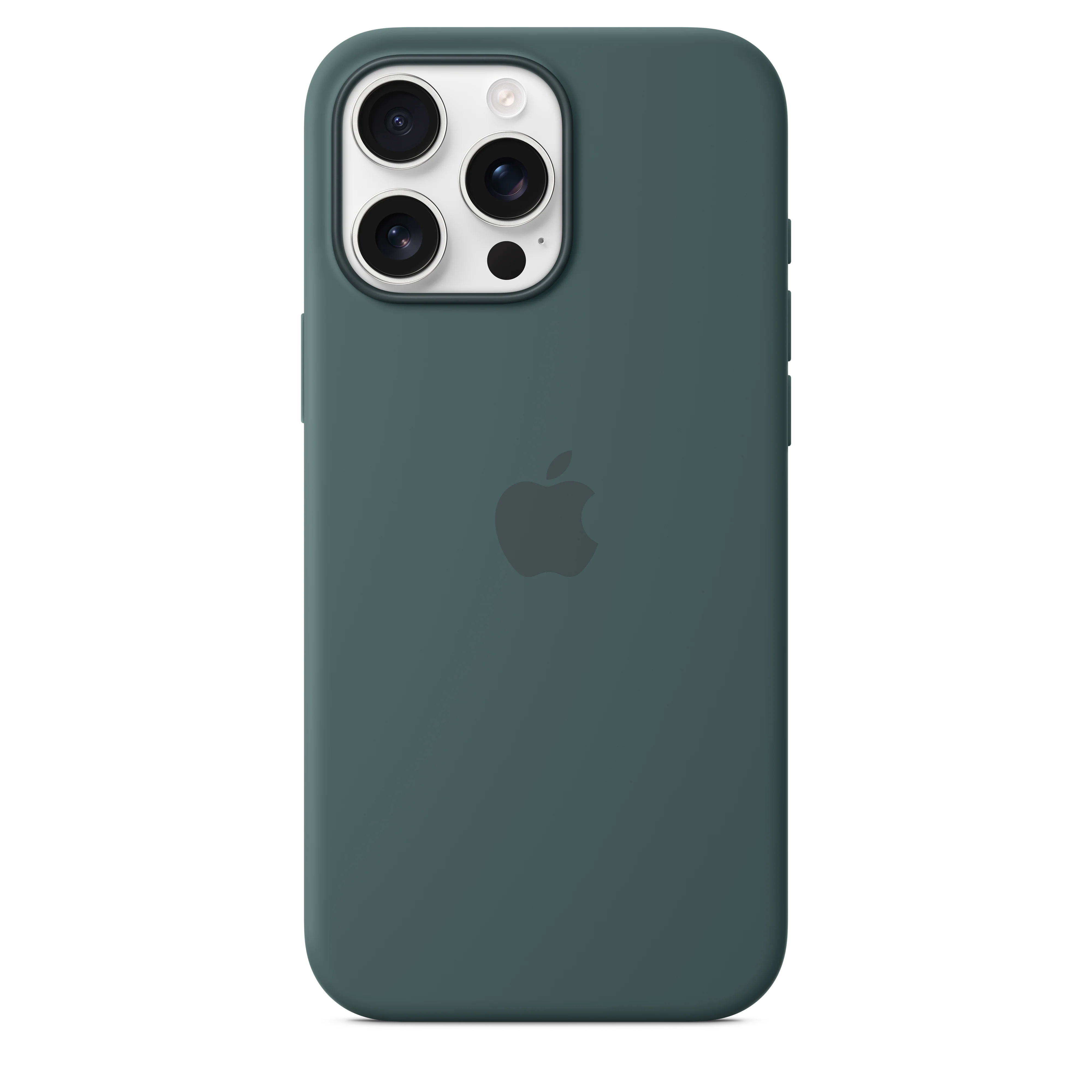 iPhone 16 Pro Max Silicone Case with MagSafe - Lake Green - Image 3