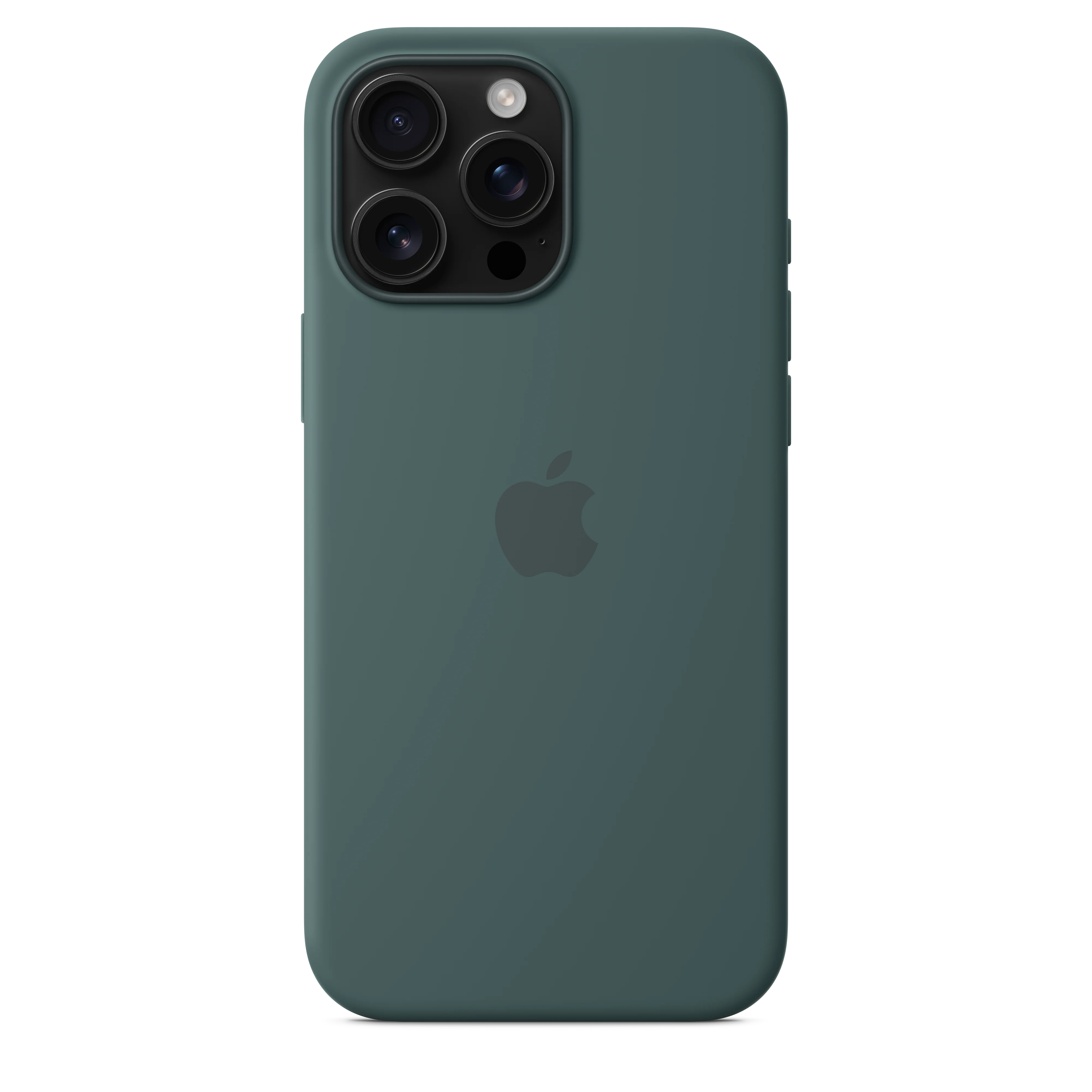 iPhone 16 Pro Max Silicone Case with MagSafe - Lake Green - Image 4