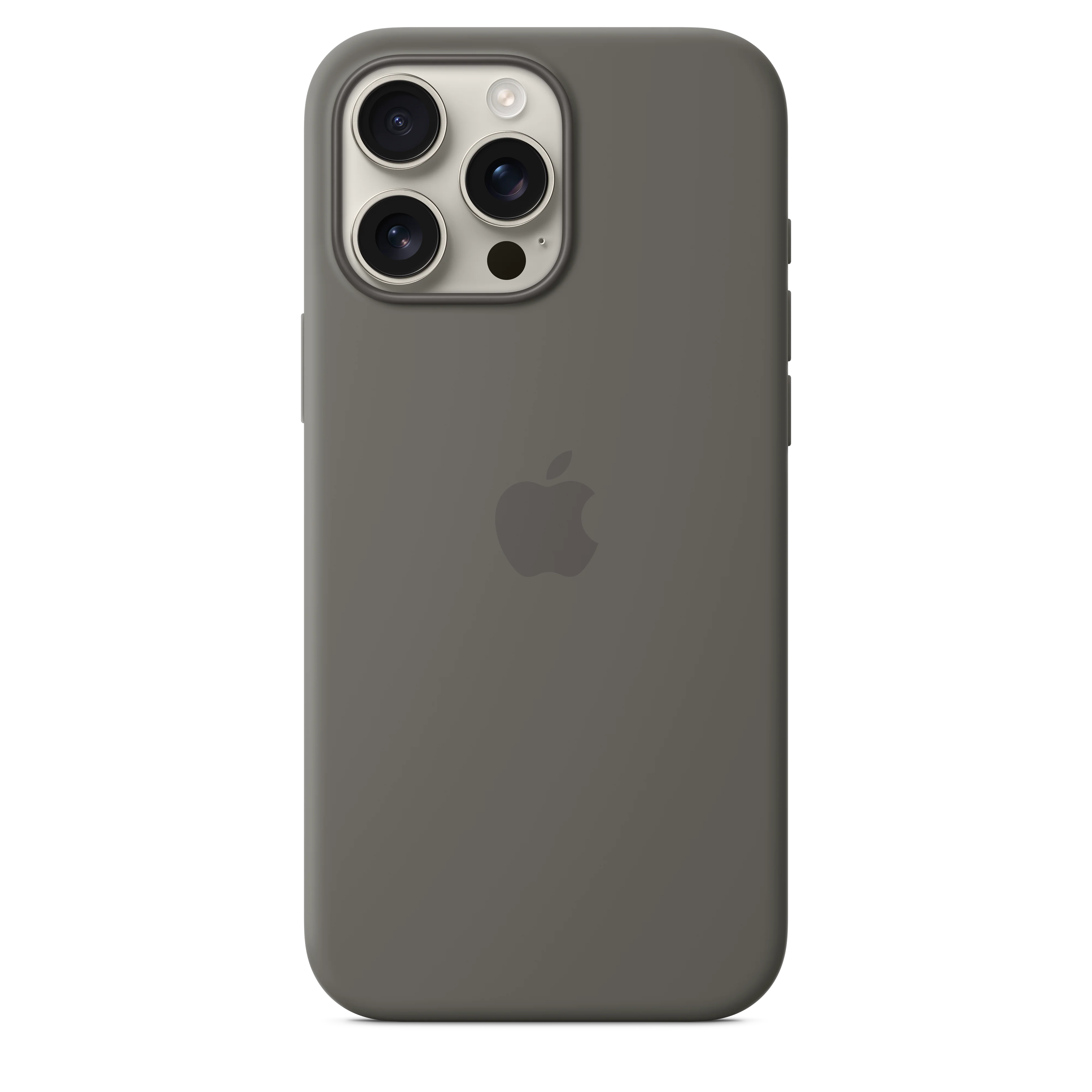 iPhone 16 Pro Max Silicone Case with MagSafe - Stone Grey - Image 2
