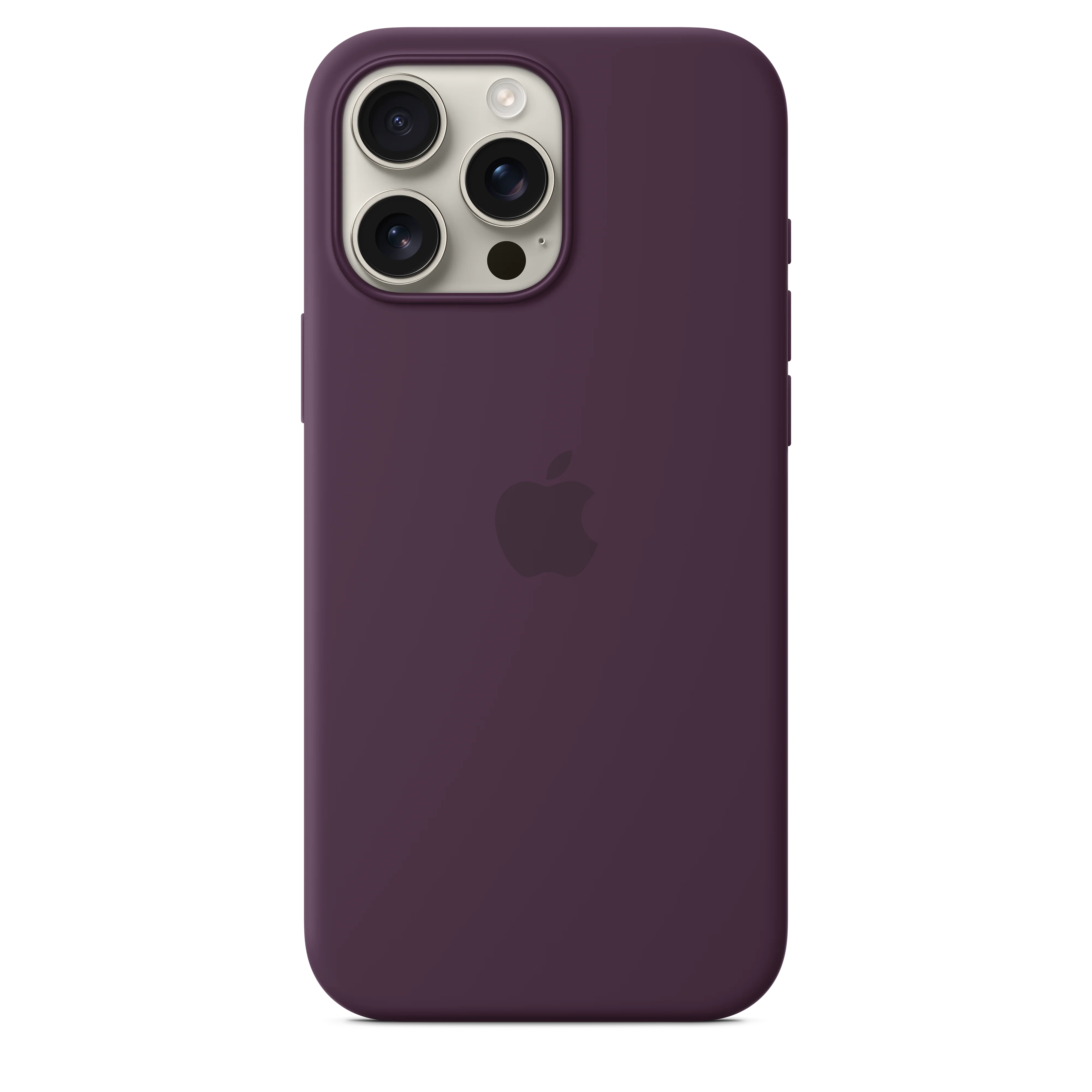 iPhone 16 Pro Max Silicone Case with MagSafe - Plum - Image 2