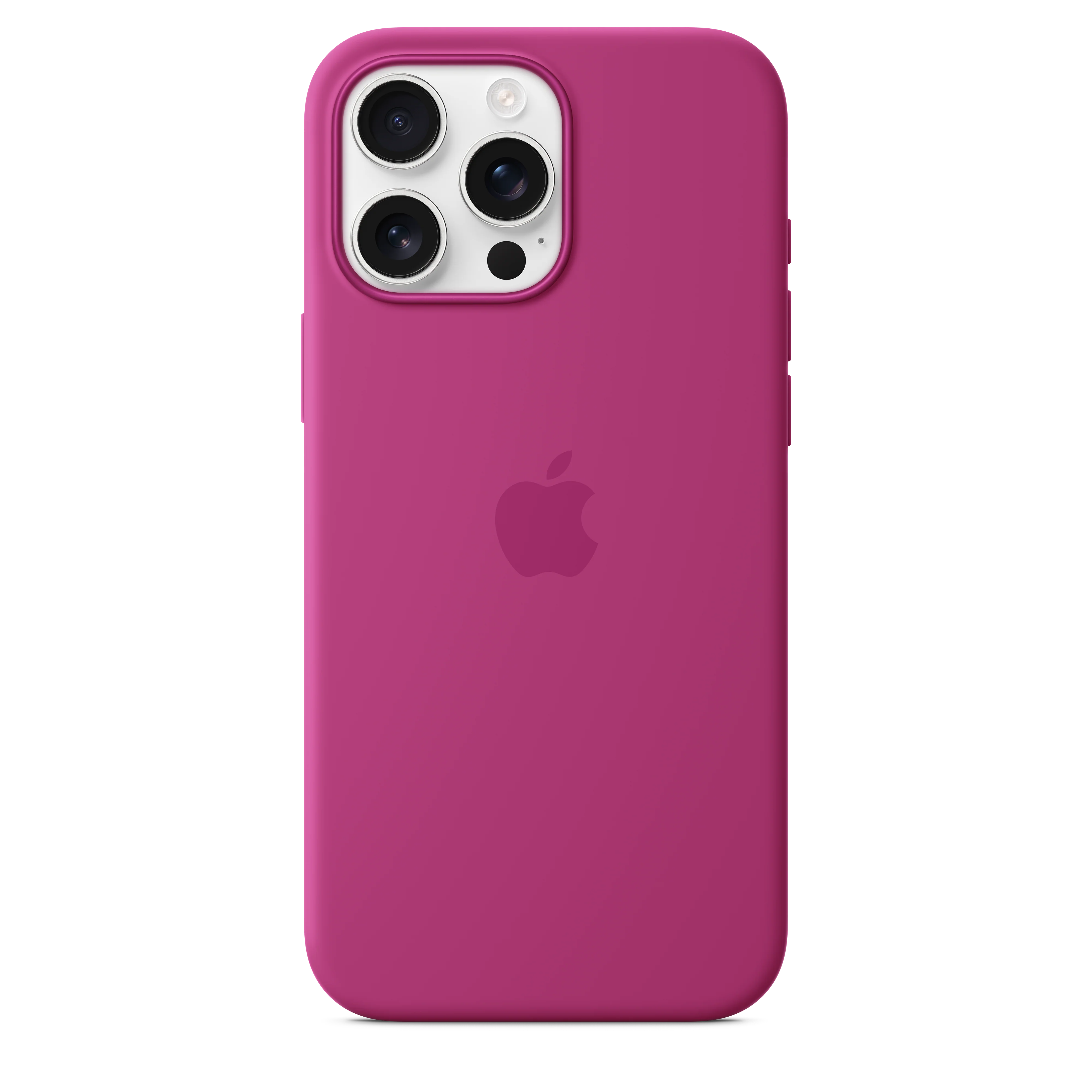 iPhone 16 Pro Max Silicone Case with MagSafe - Fuchsia - Image 3