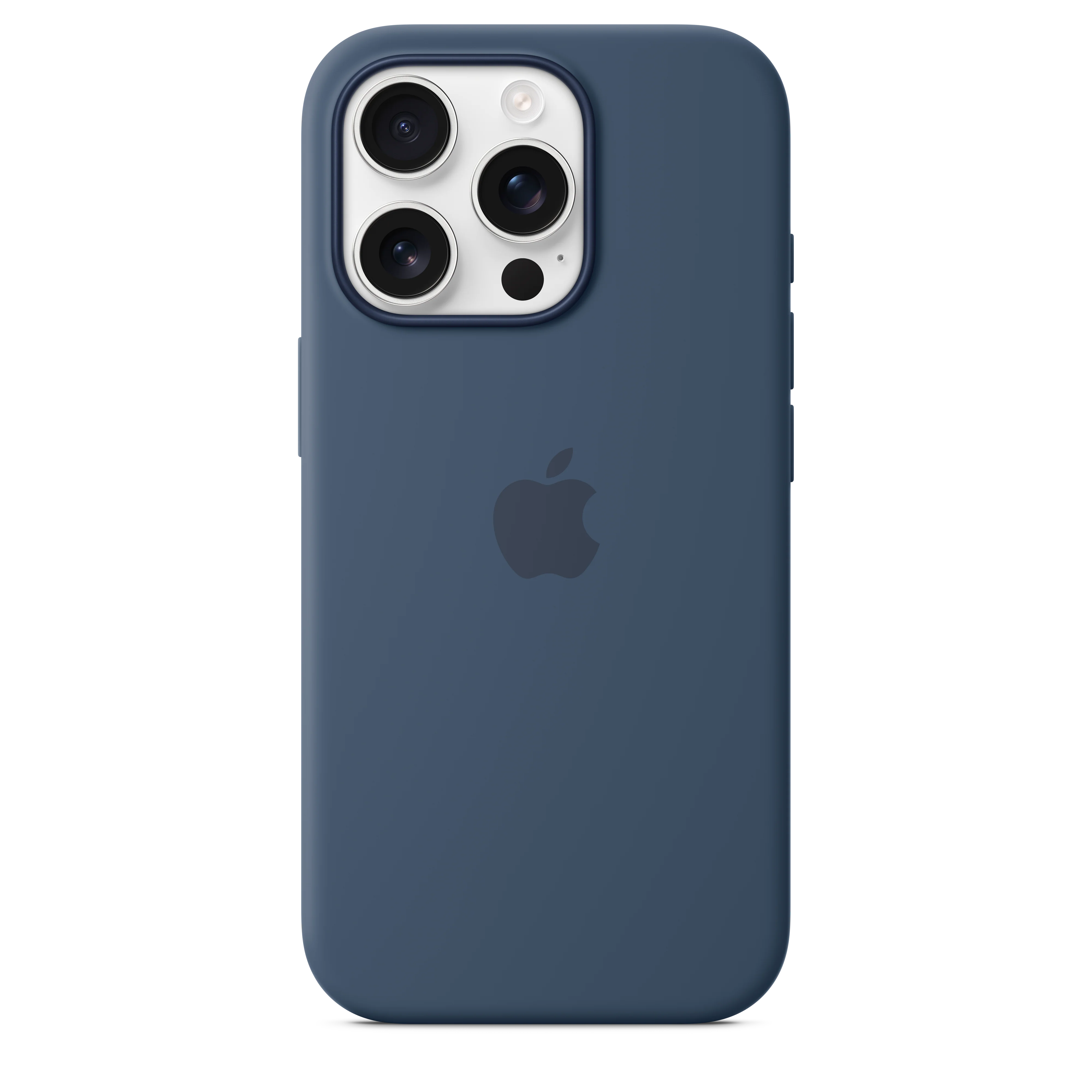 iPhone 16 Pro Silicone Case with MagSafe - Denim - Image 3