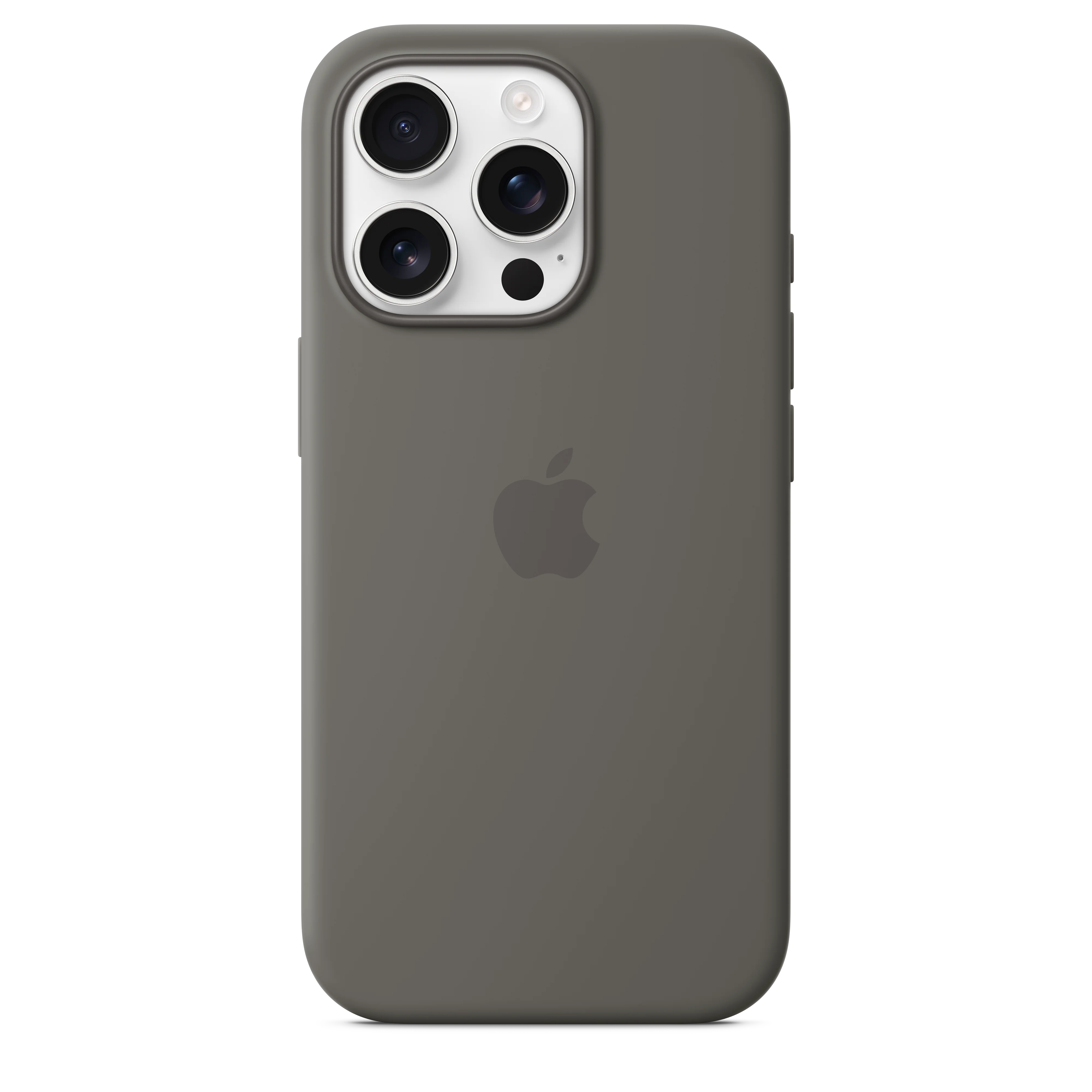 iPhone 16 Pro Silicone Case with MagSafe - Stone Grey - Image 3