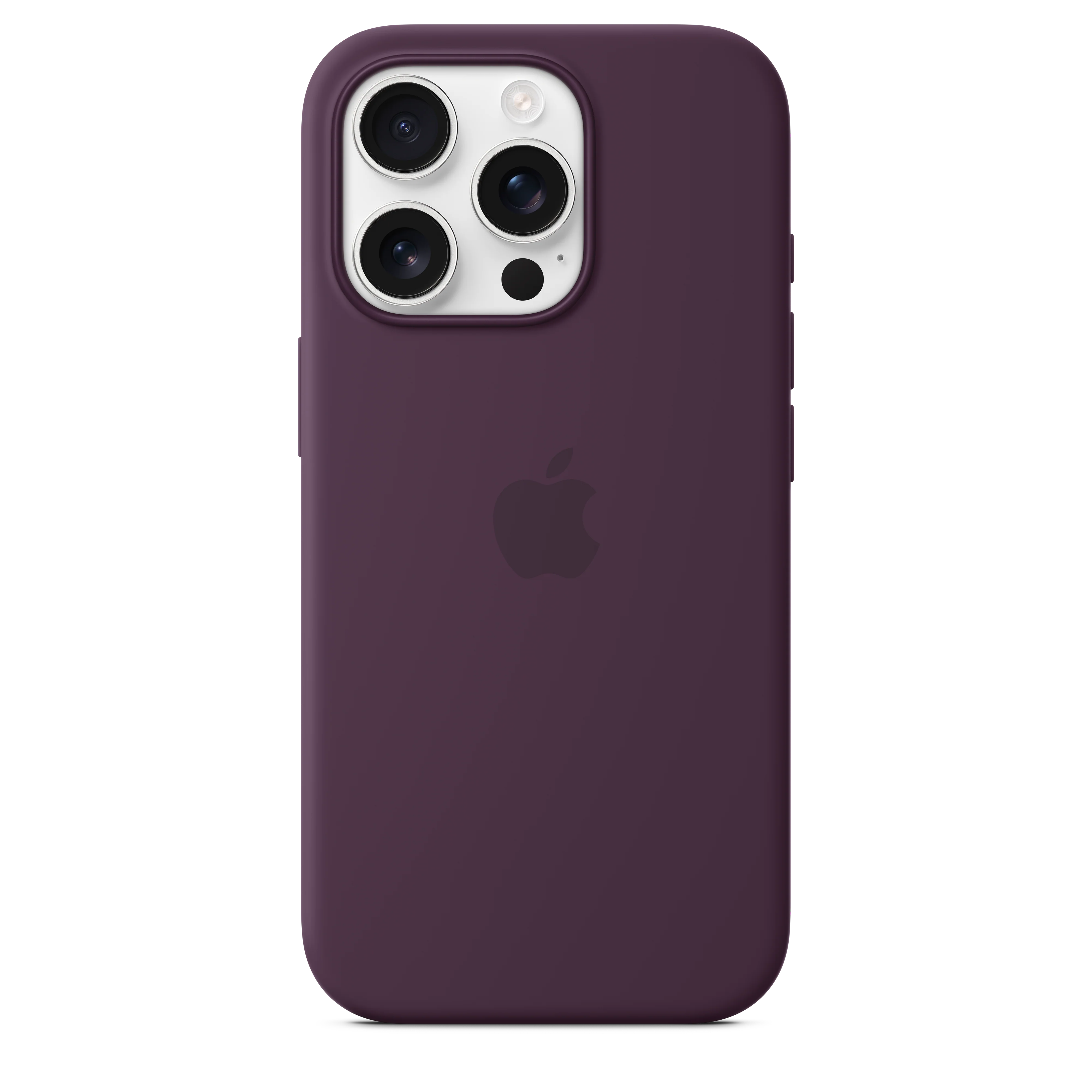 iPhone 16 Pro Silicone Case with MagSafe - Plum - Image 3