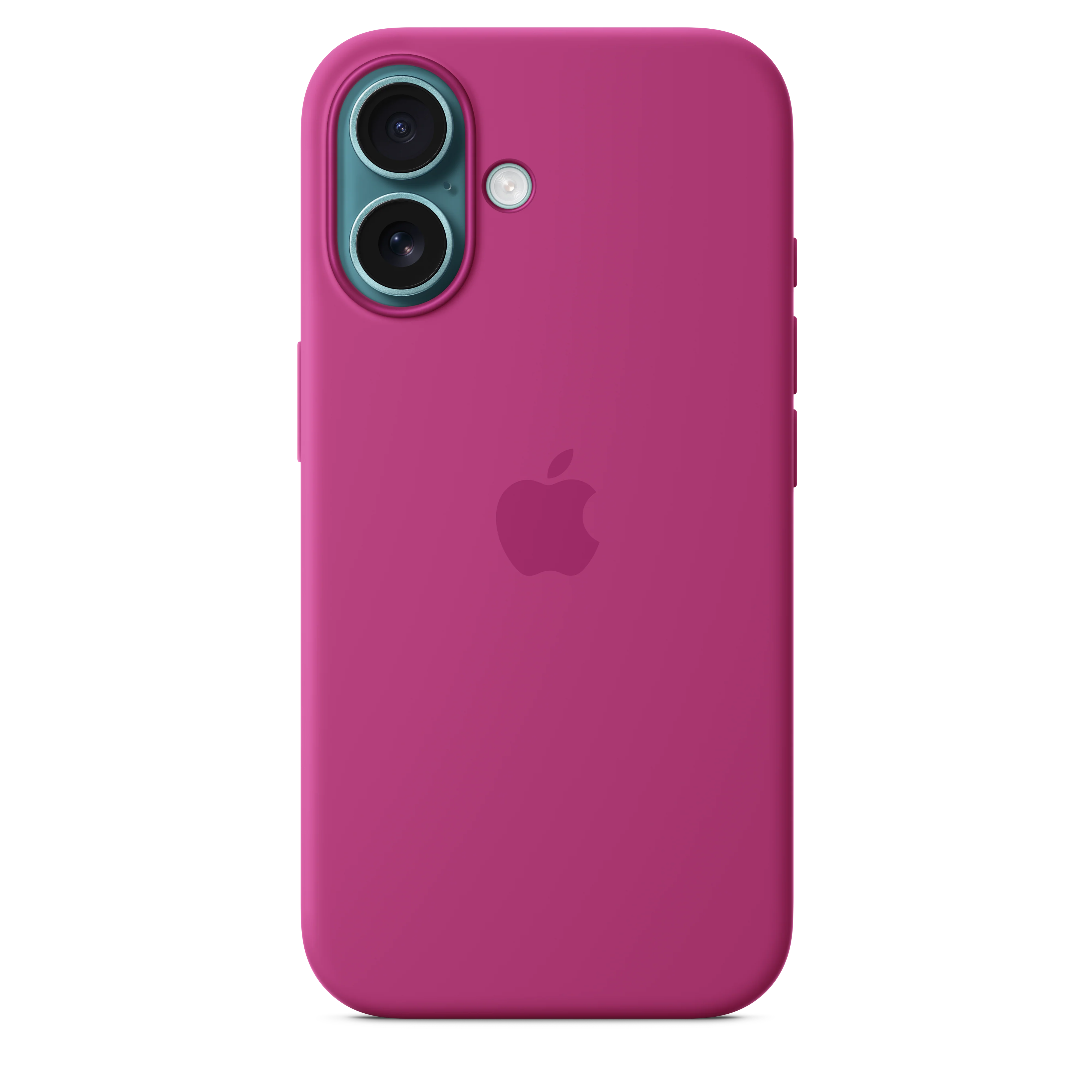 iPhone 16 Silicone Case with MagSafe - Fuchsia - Image 2