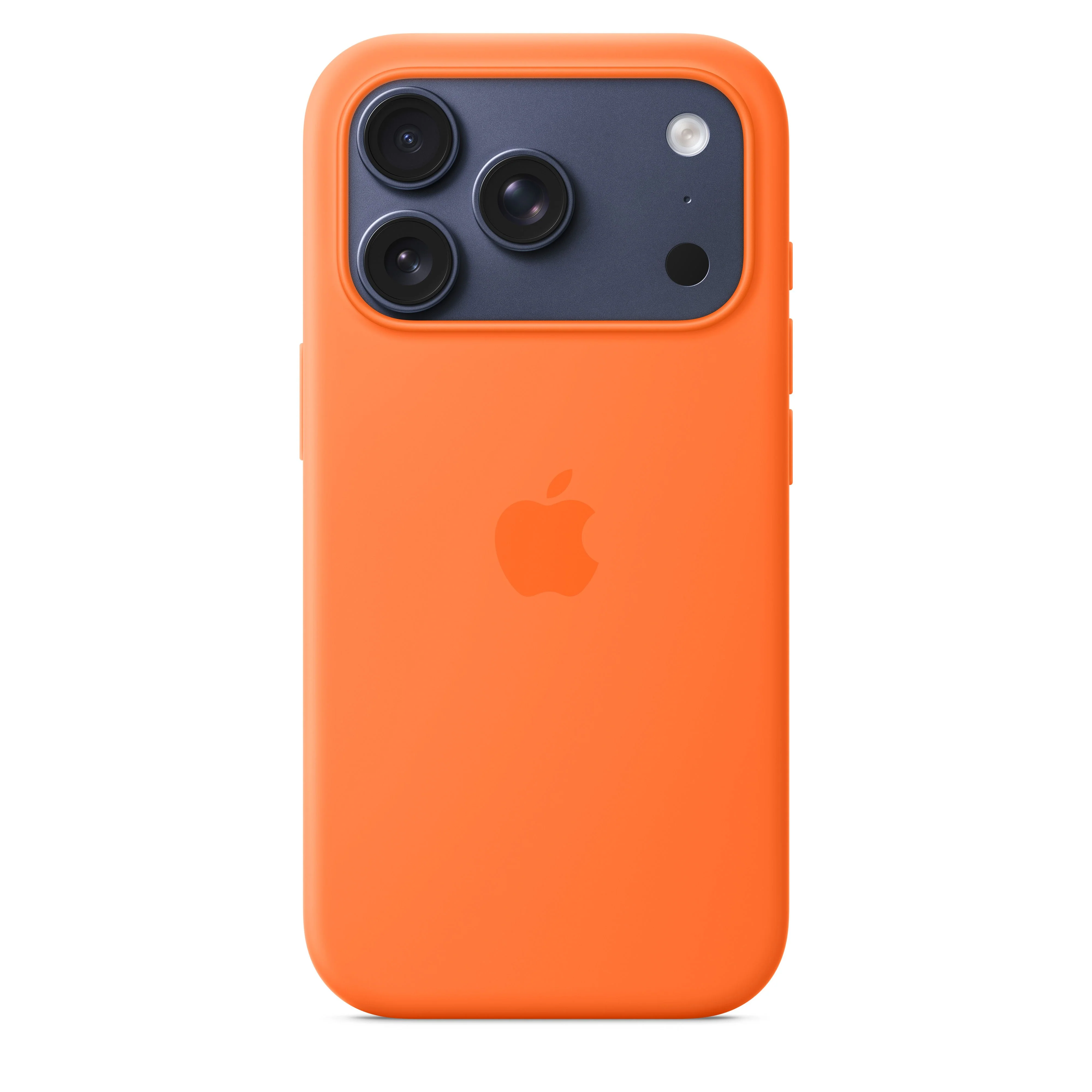 iPhone 17 Pro Silicone Case with MagSafe – Orange - Image 3