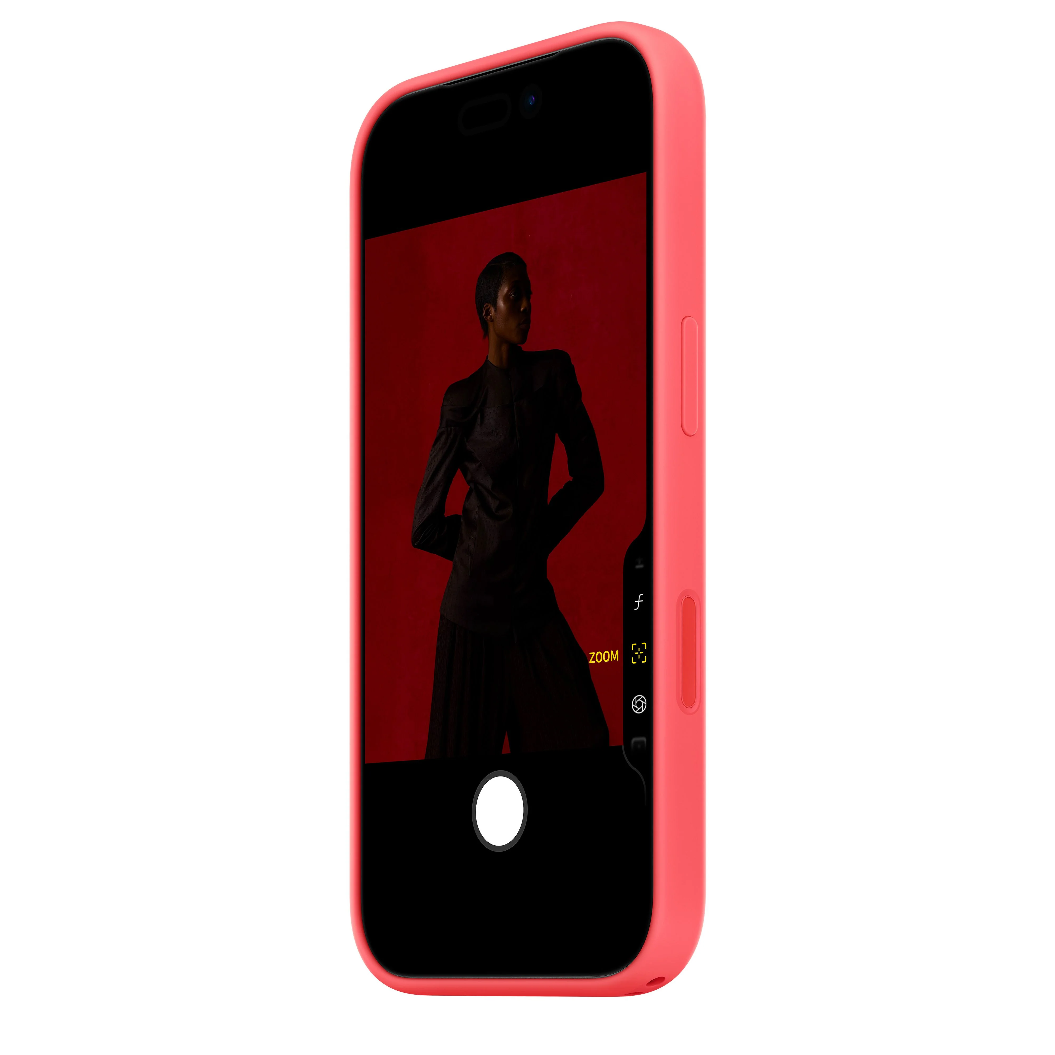 iPhone 17 Pro Silicone Case with MagSafe – Bright Guava - Image 4