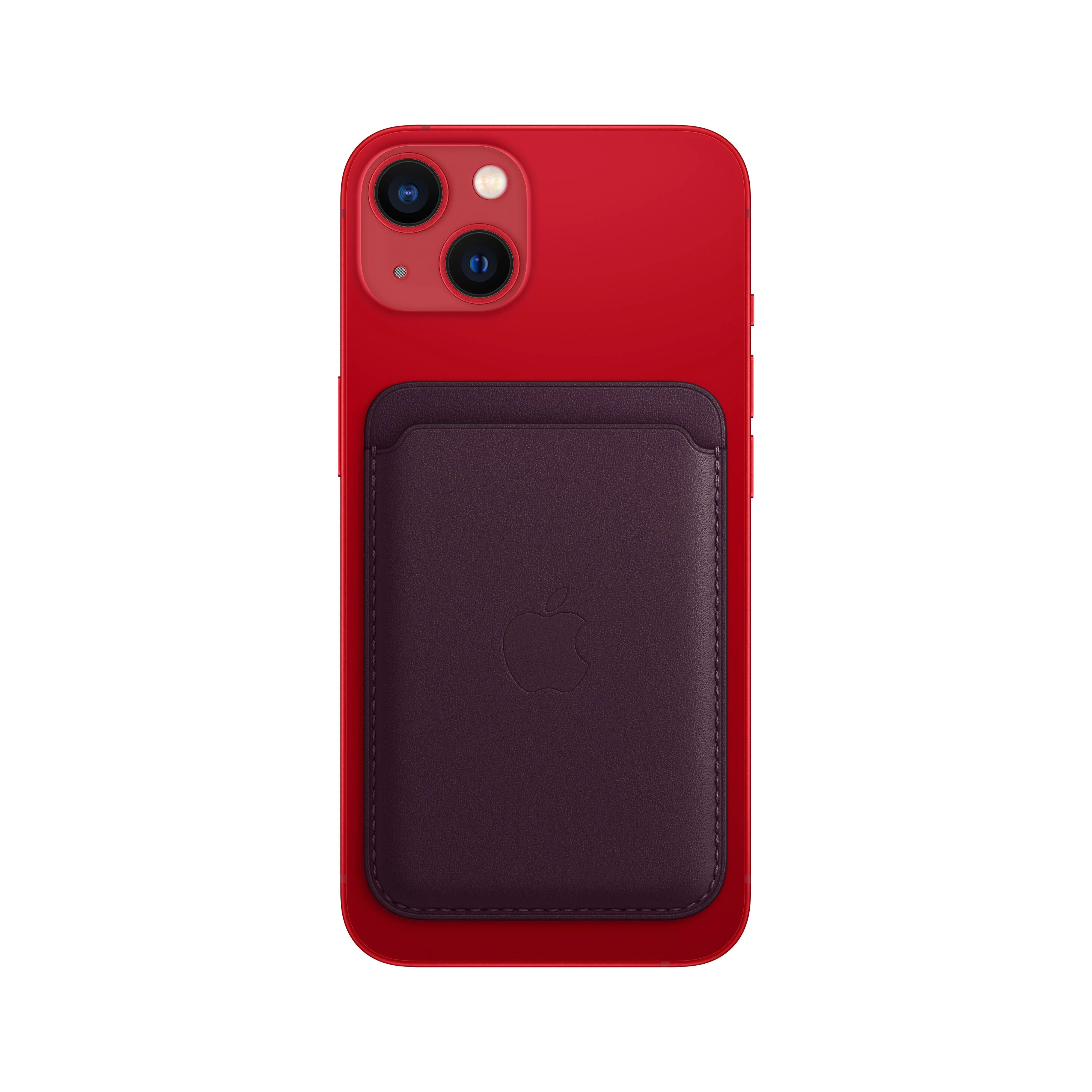 iPhone Leather Wallet with MagSafe - Dark Cherry - Image 3