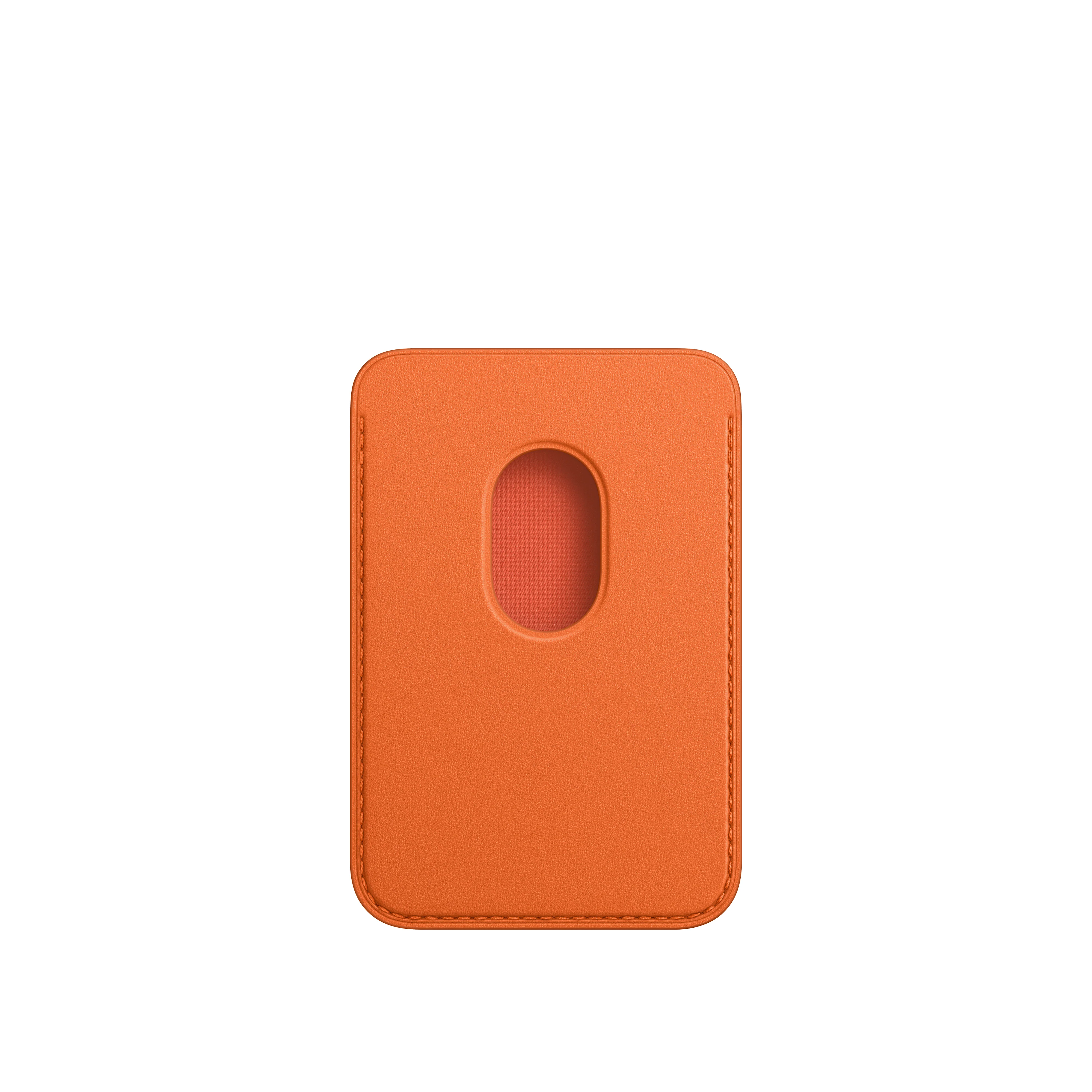 iPhone Leather Wallet with MagSafe - Orange - Image 3