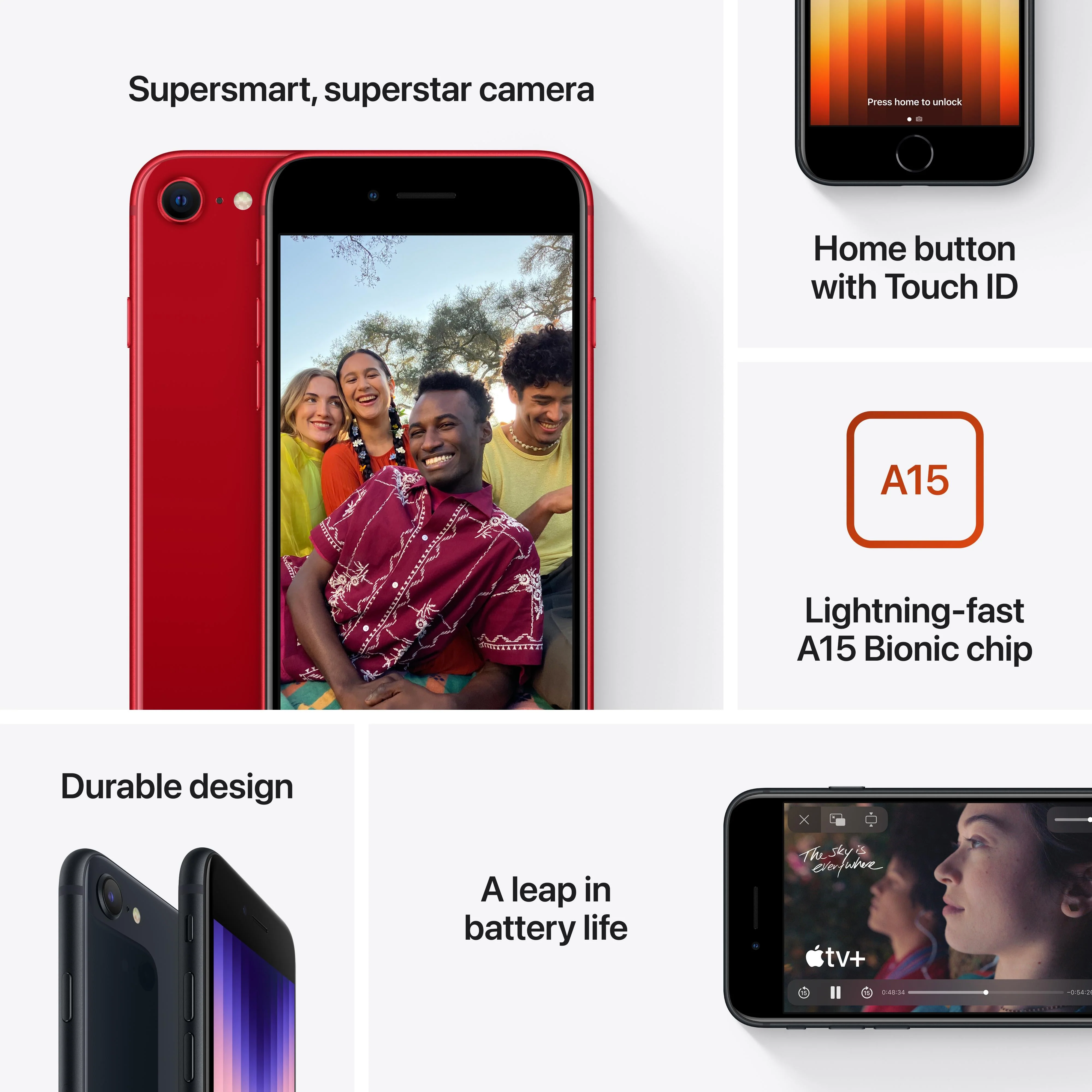 iPhone SE (3rd generation) 64GB (PRODUCT)RED - Image 8