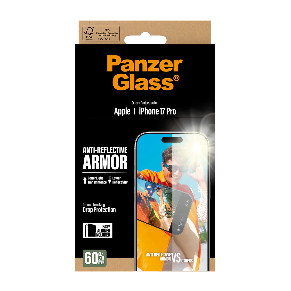 PanzerGlass UWF Glass for iPhone 17 Pro (Anti-Refelctive) - Image 3