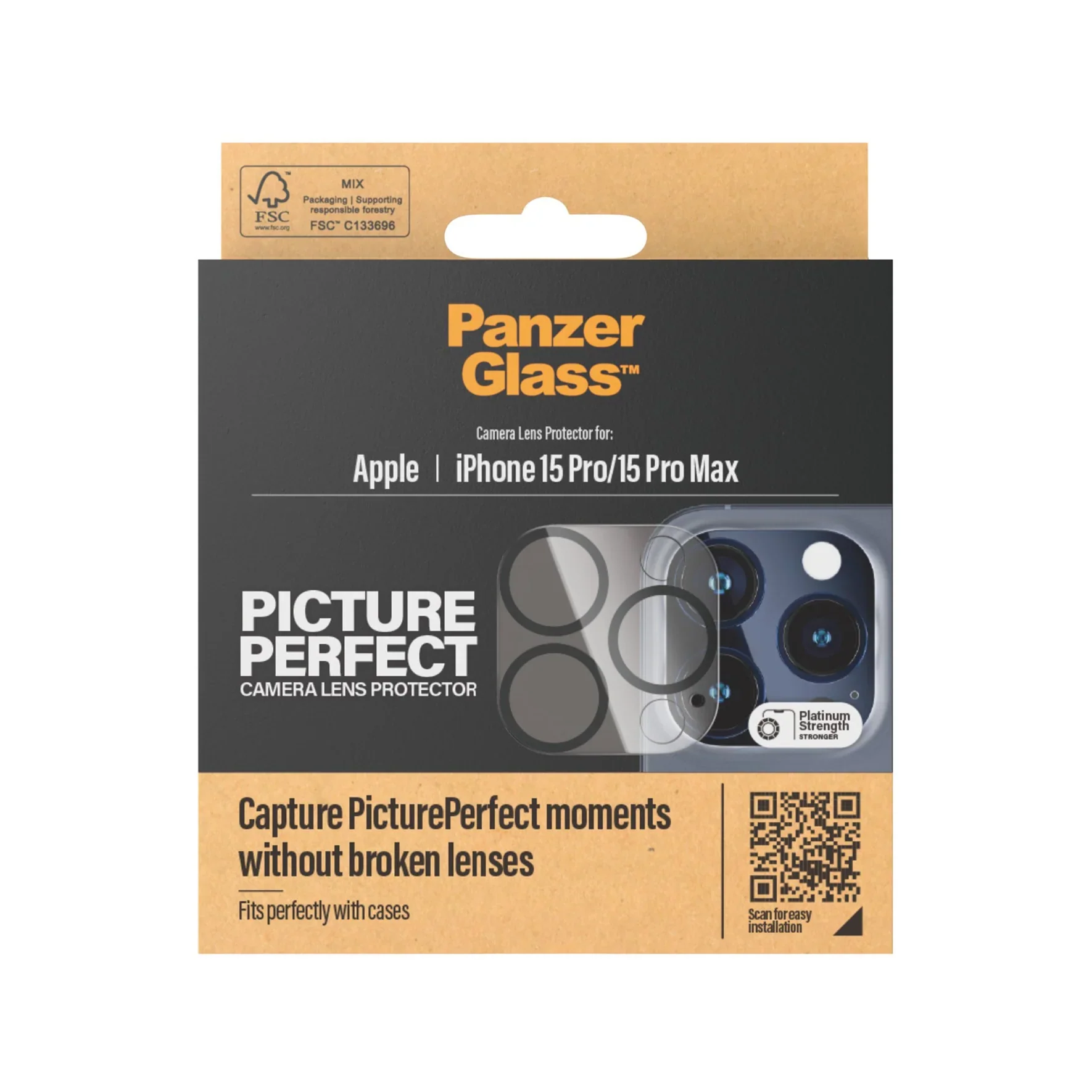 PanzerGlass Camera Lens Protector for iPhone 15 Pro / iPhone 15 Pro Max - Image 3