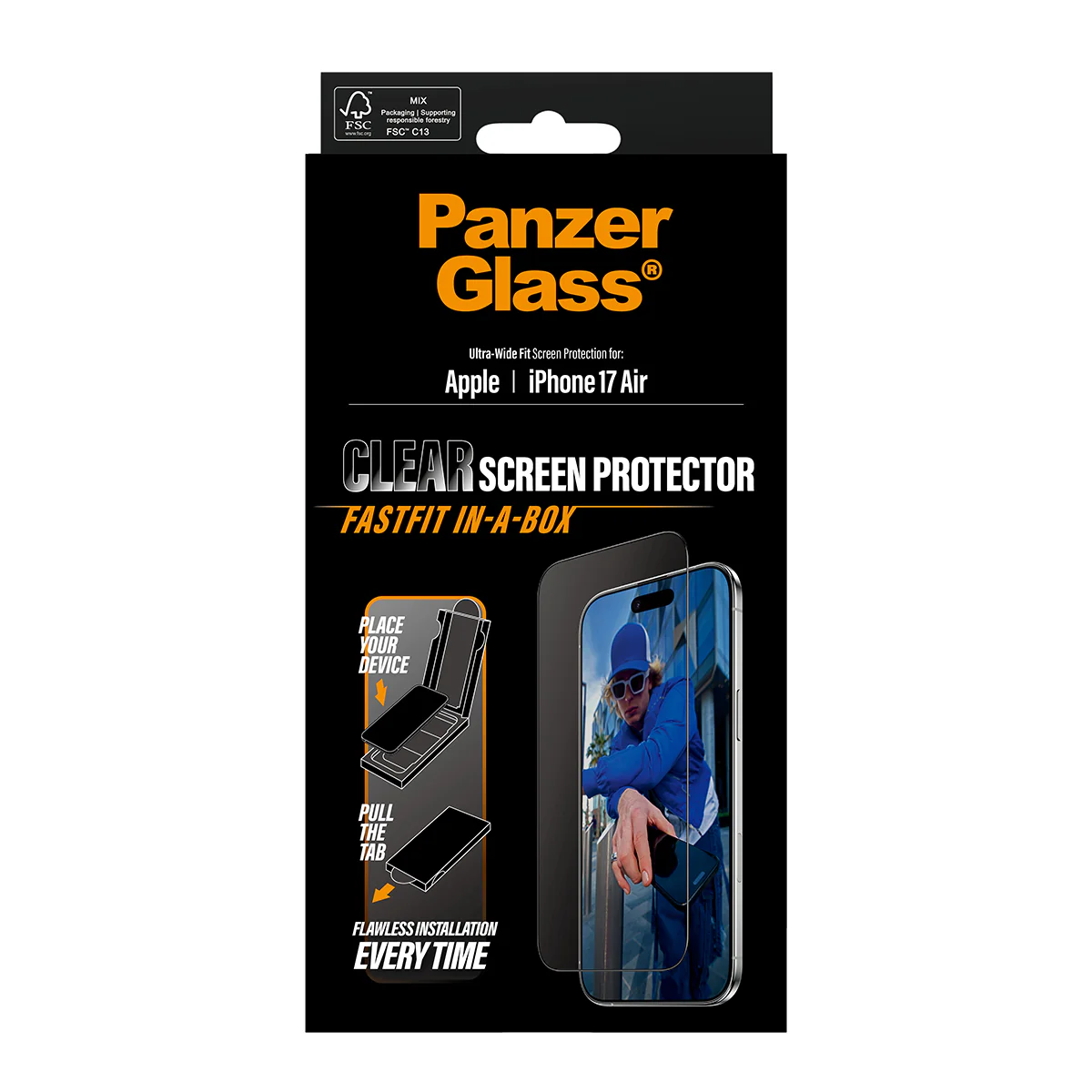 PanzerGlass UWF Glass for iPhone Air (Clear) - Image 3