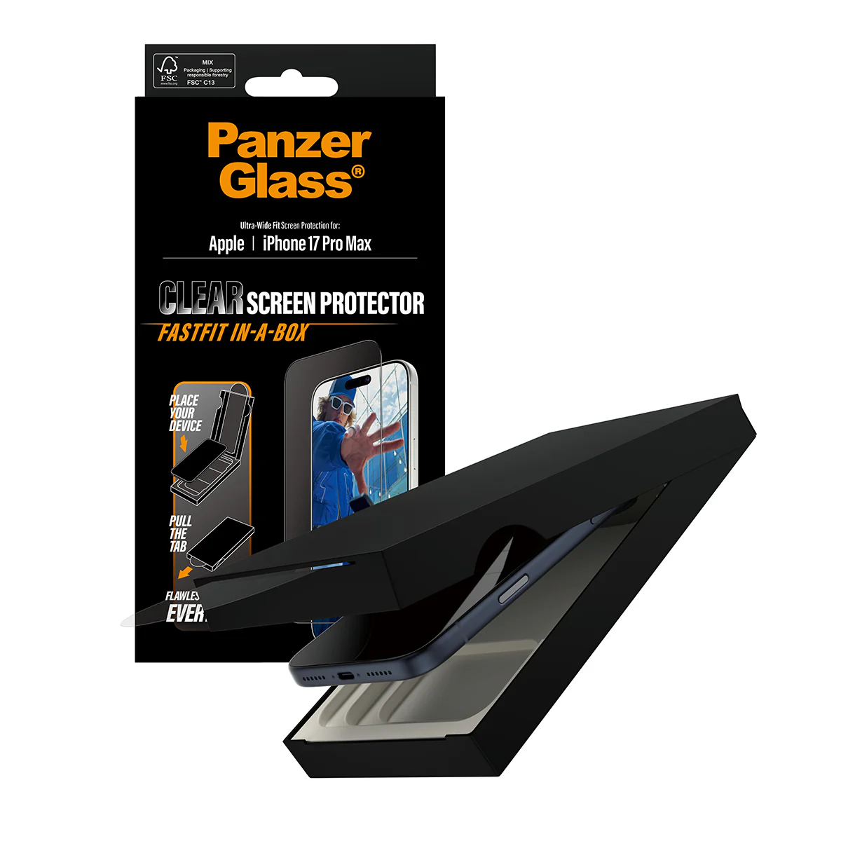 PanzerGlass UWF Glass for iPhone 17 Pro Max (Clear) - Image 5