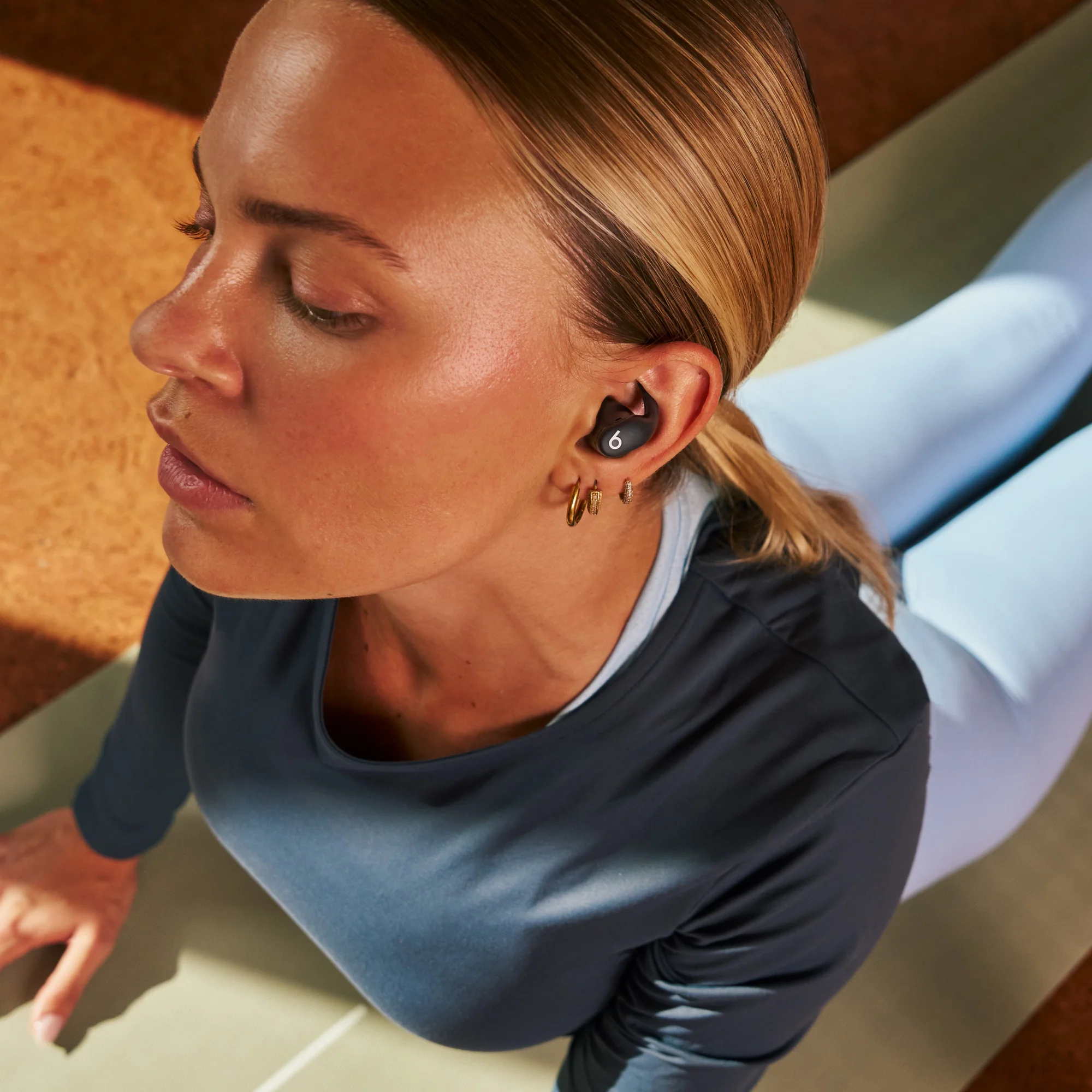 Powerbeats Fit - Wireless Noise-Cancelling Workout Earbuds with Ultimate Secure Fit (Jet Black) - Image 2