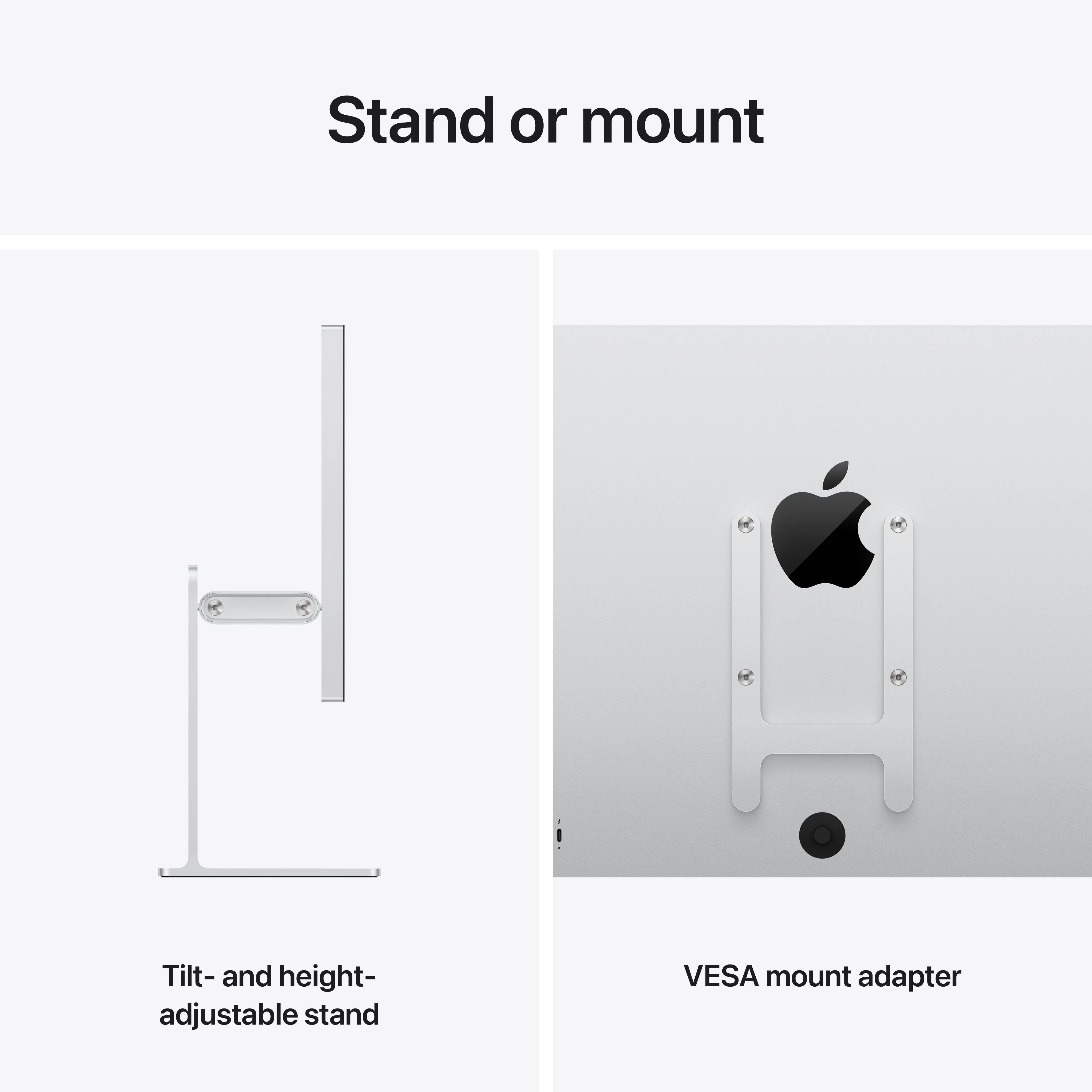 Studio Display XDR - Standard glass - Tilt- and height-adjustable stand - Image 7