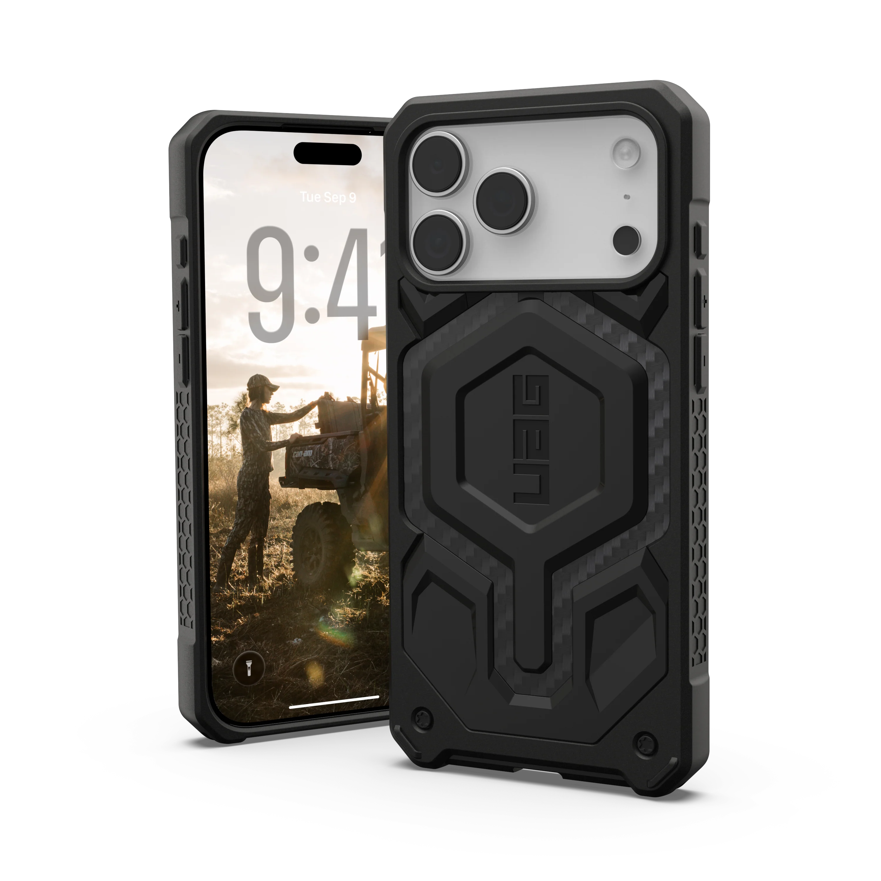 UAG iPhone 17 Pro Max Monarch Pro - Carbon Fiber - Image 14