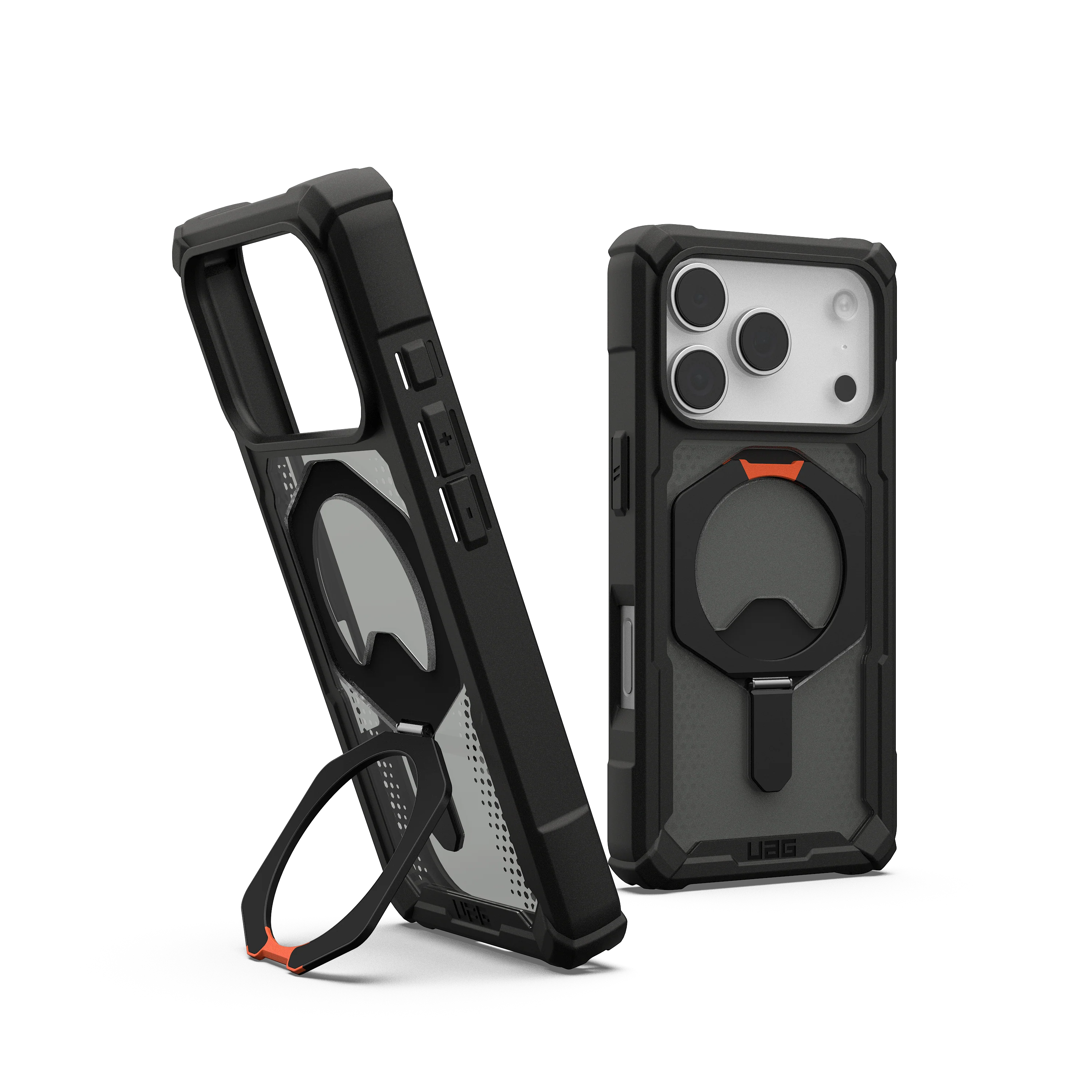 UAG Plasma XTE Magsafe Case for iPhone 17 Pro (Black/Pop Orange) - Image 10