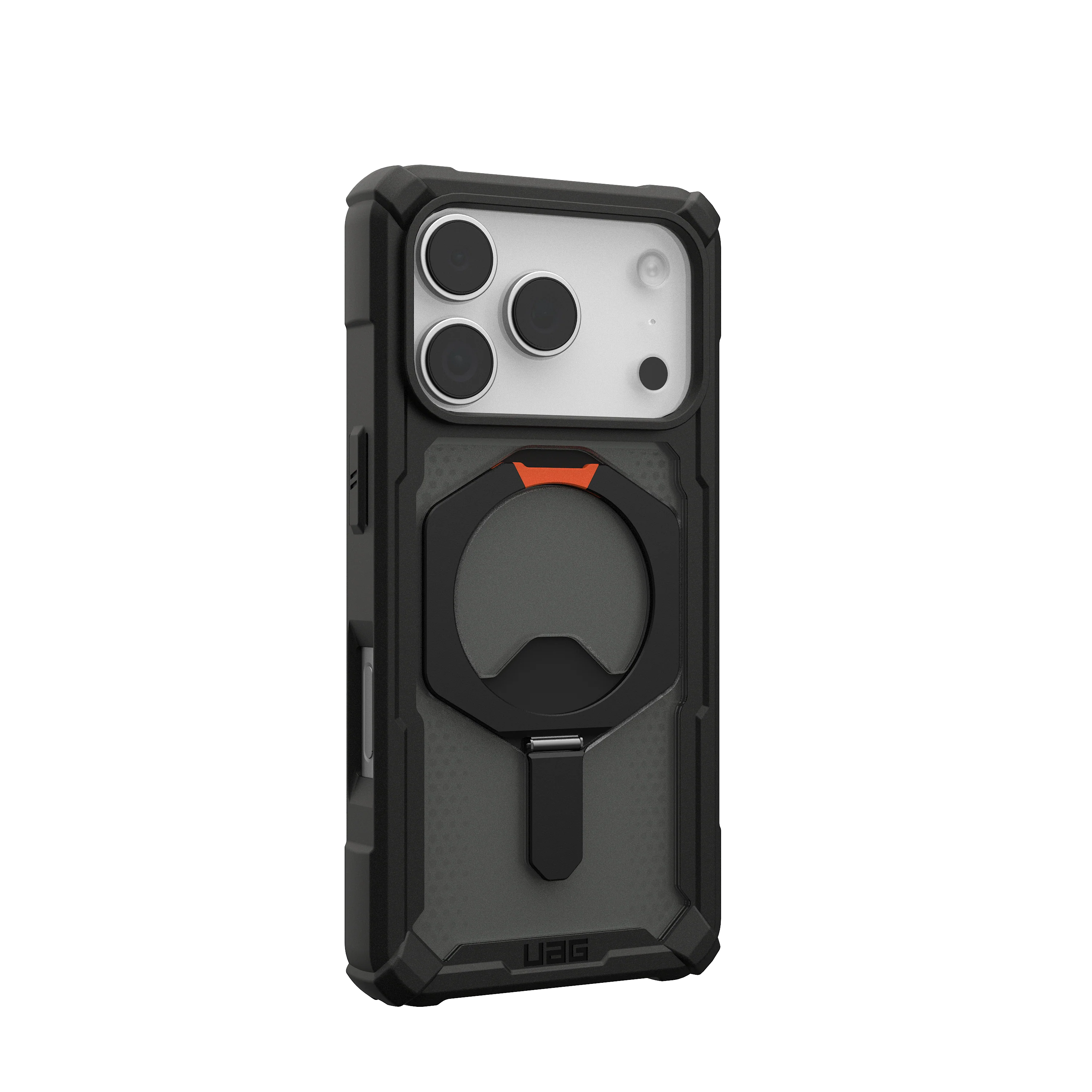 UAG Plasma XTE Magsafe Case for iPhone 17 Pro (Black/Pop Orange) - Image 2