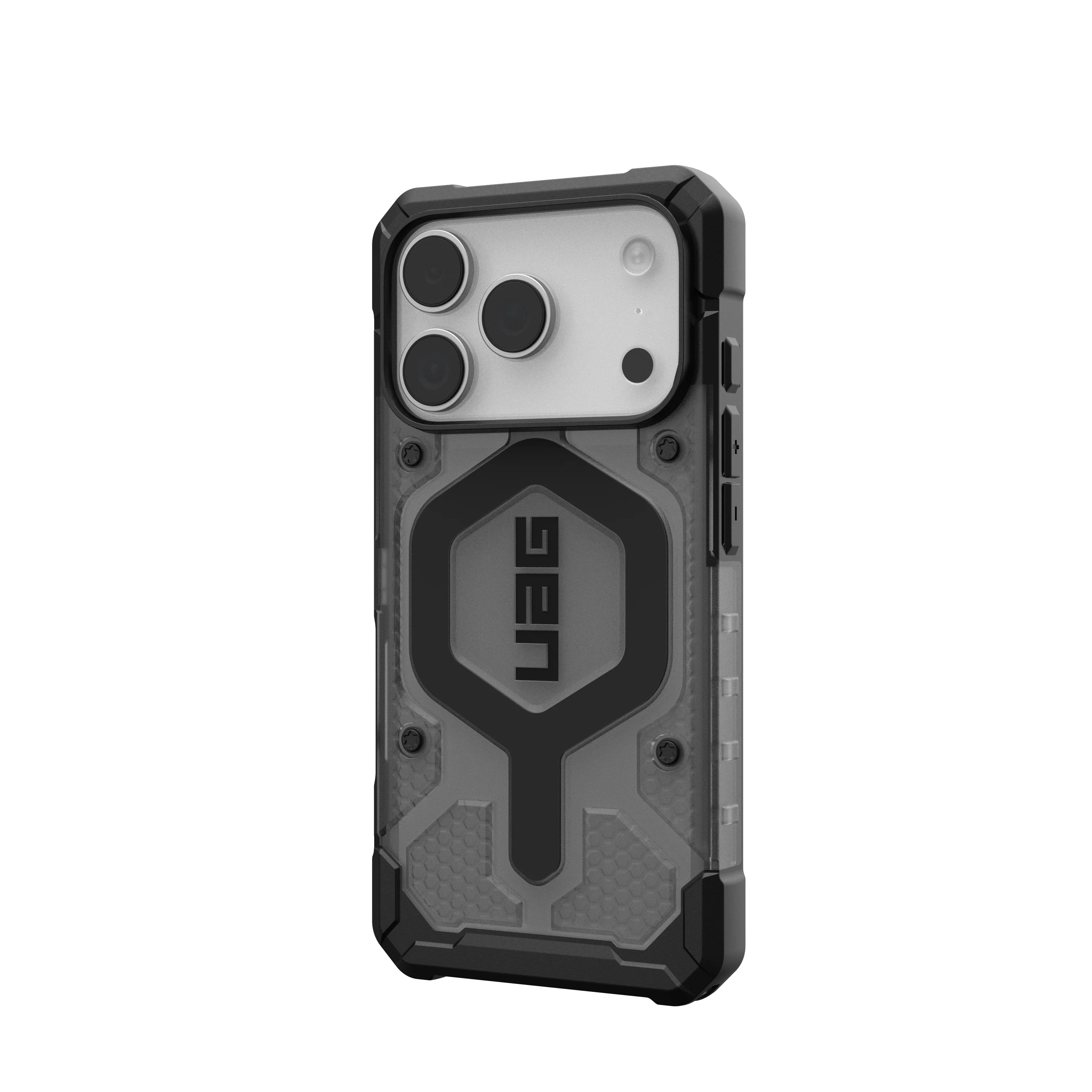UAG iPhone 17 Pro Pathfinder Clear MagSafe - Ash/Black - Image 3