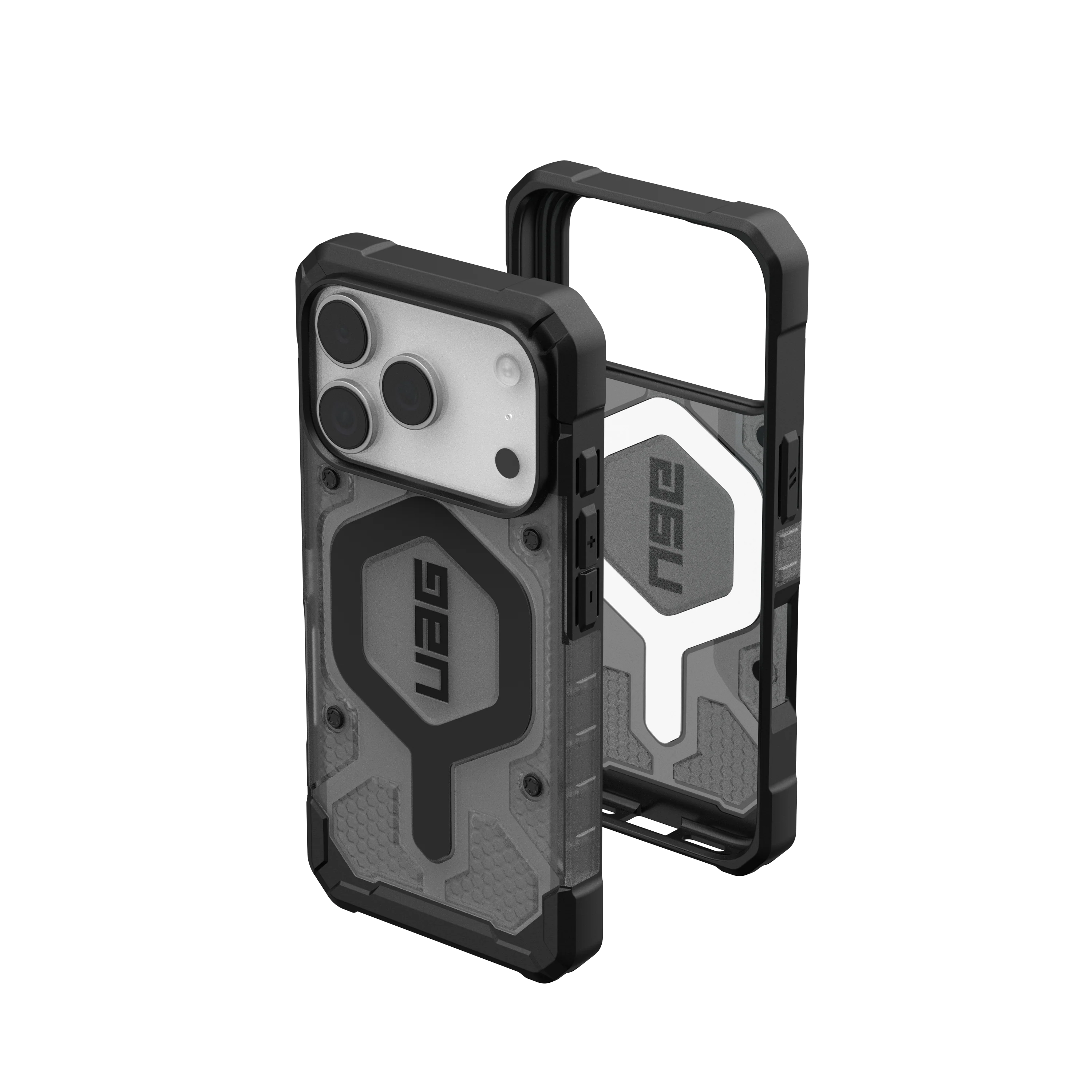 UAG iPhone 17 Pro Pathfinder Clear MagSafe - Ash/Black - Image 4
